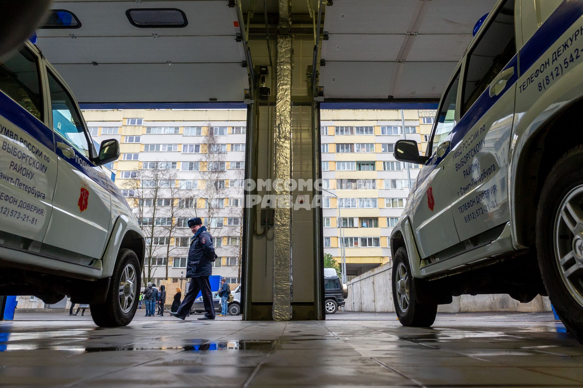 Санкт-Петербург. Открытие  нового здания отделения  полиции  Выборгского района.