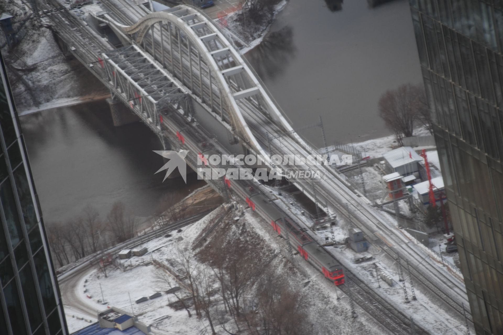 Москва.  Вид на город с 90-го этажа башни  `Федерация`Москва-Сити.