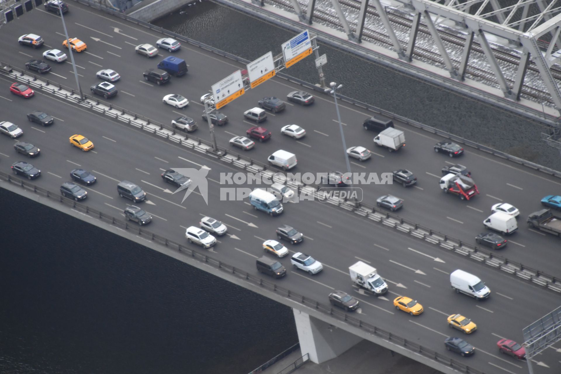 Москва.  Вид на город с 90-го этажа башни  `Федерация`Москва-Сити.