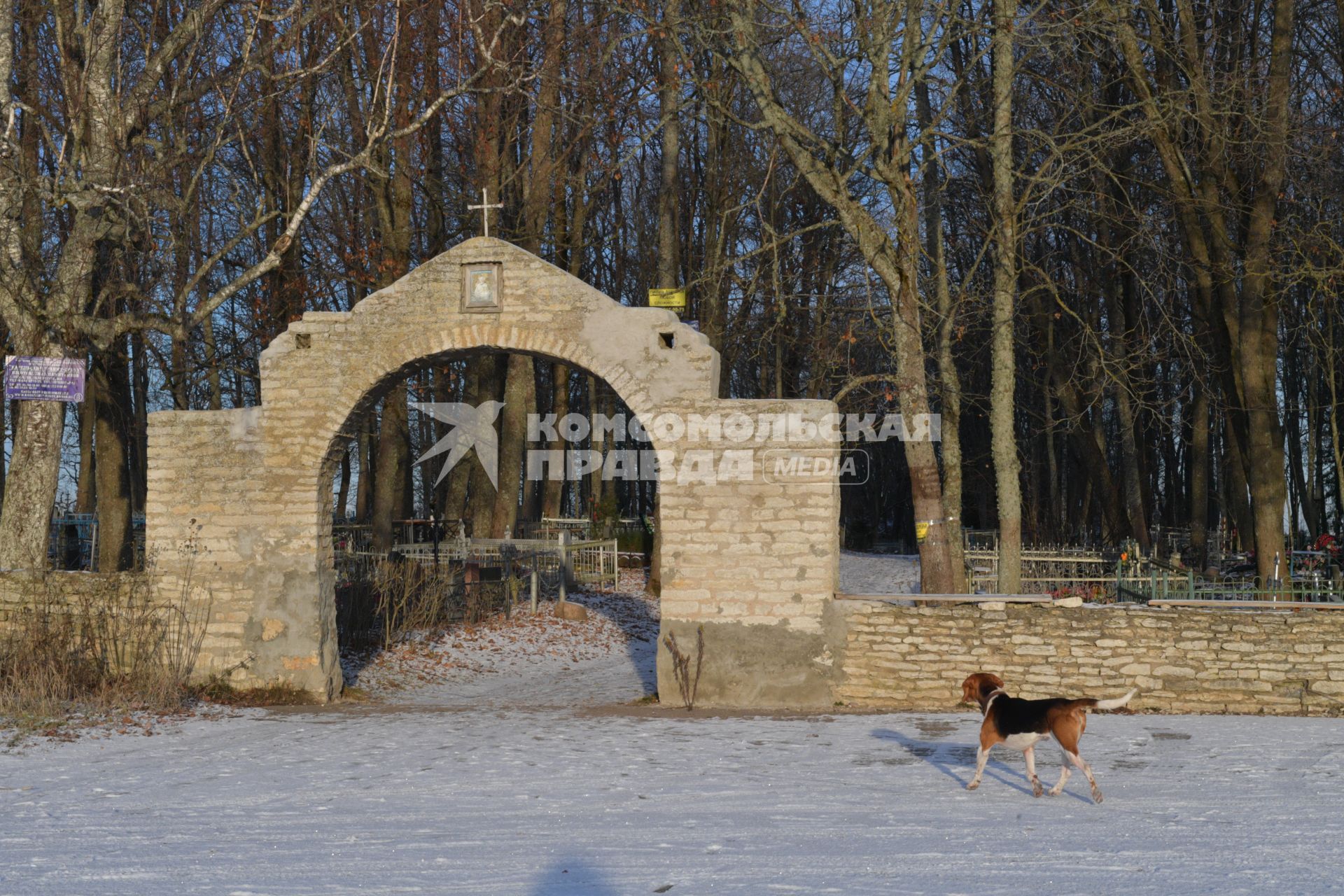 Псковская область, Изборск. Ворота.