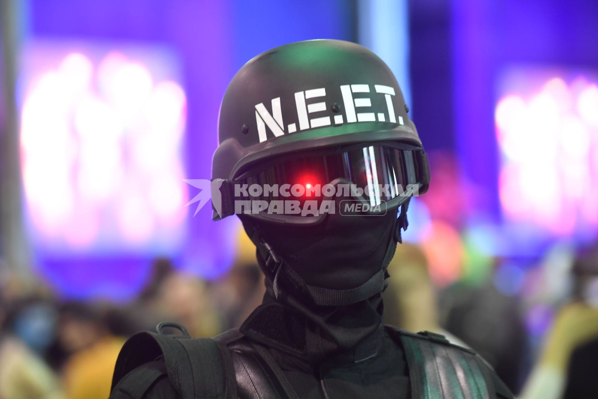 Москва. Участники фестиваля поп-культуры `Comic Con` в КВЦ `Сокольники`.