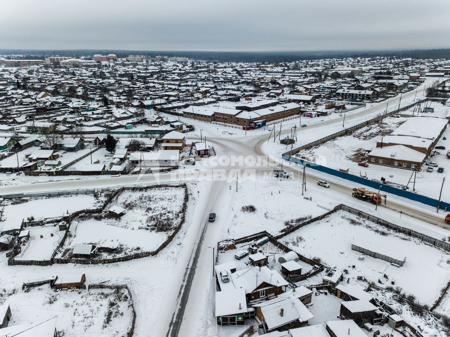 Красноярский край. Станция Карабула  поселка Таежный Красноярского края.