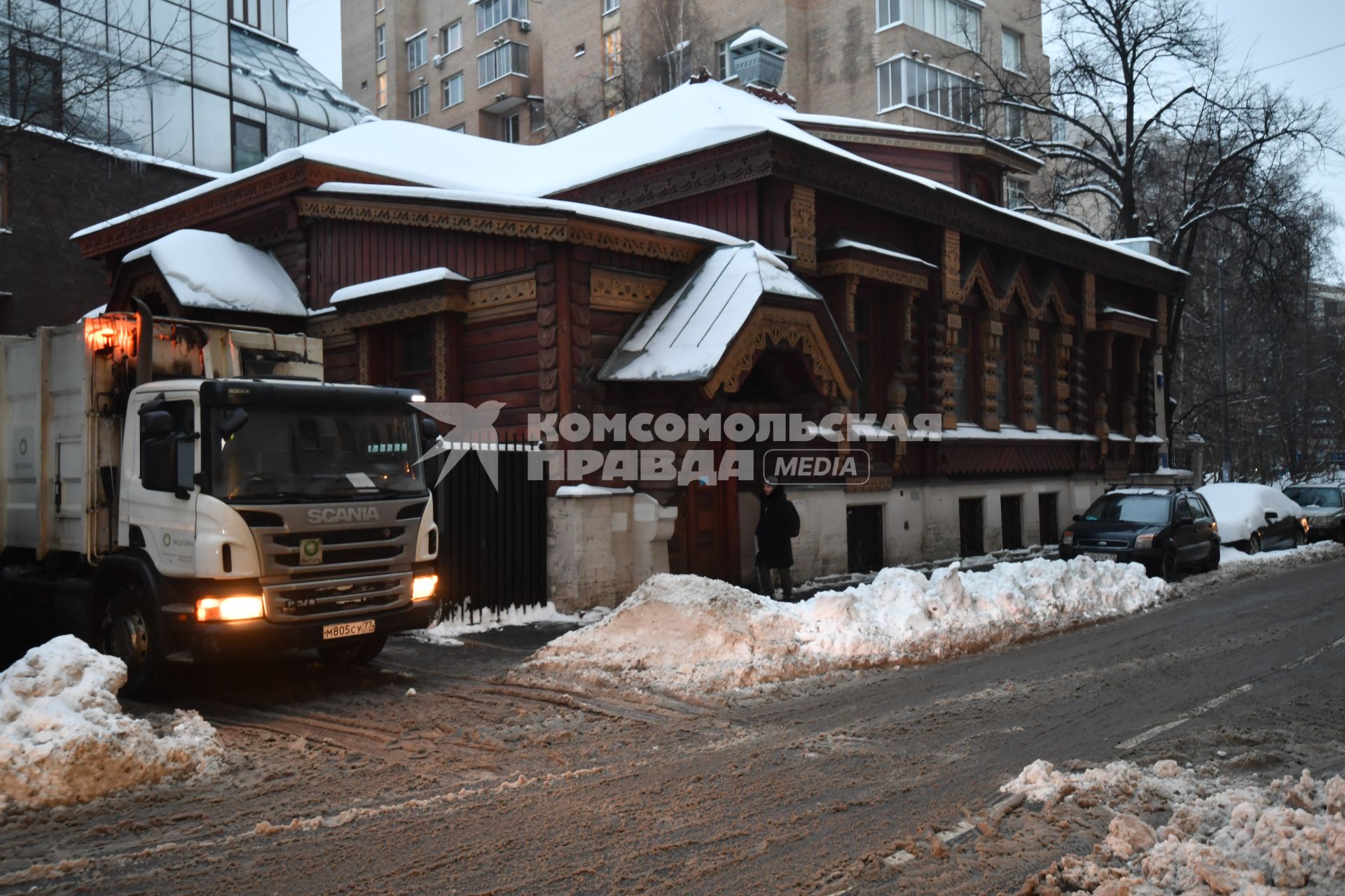 Москва.  Дом Пороховщикова в Староконюшенном переулке.