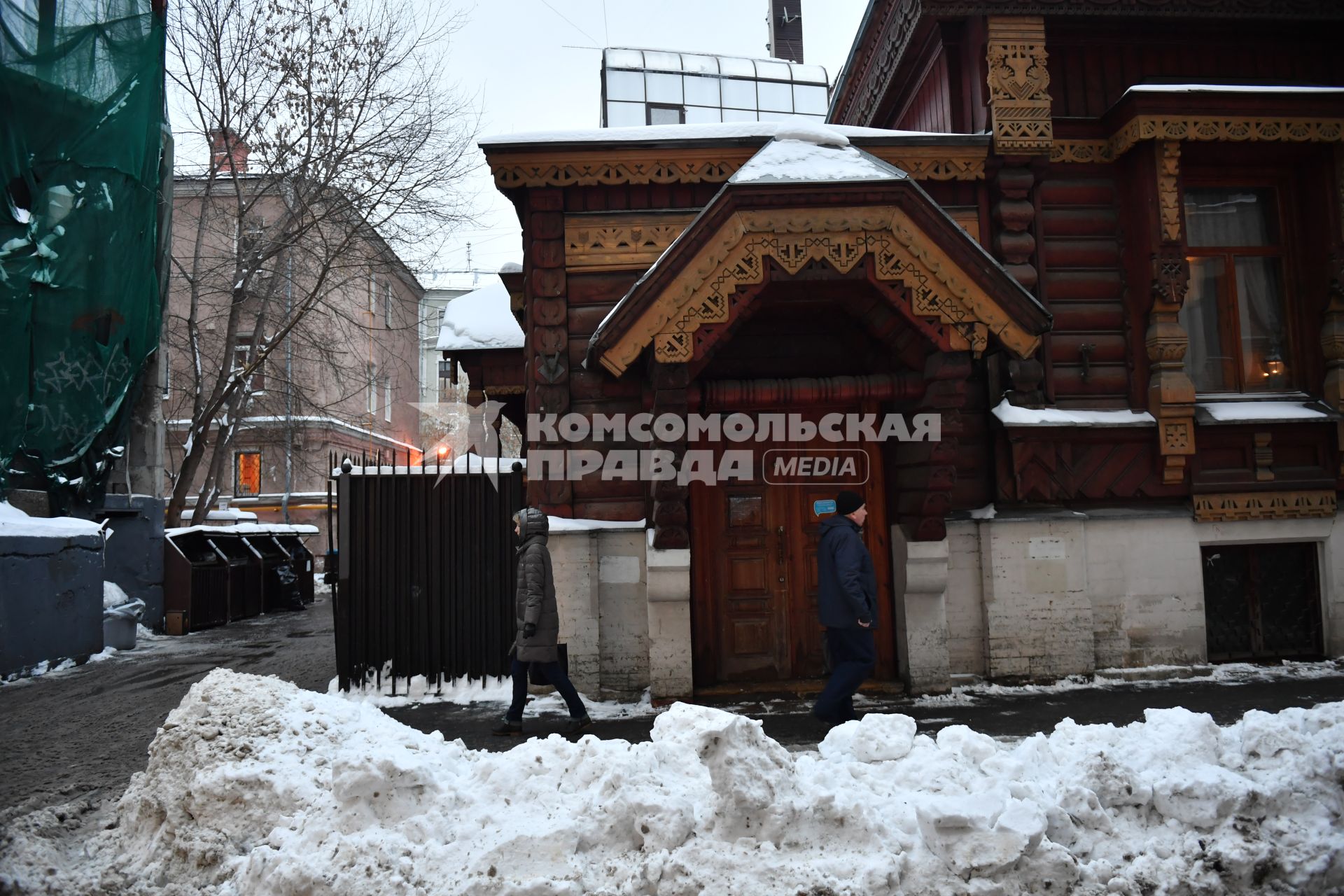 Москва.  Дом Пороховщикова в Староконюшенном переулке.