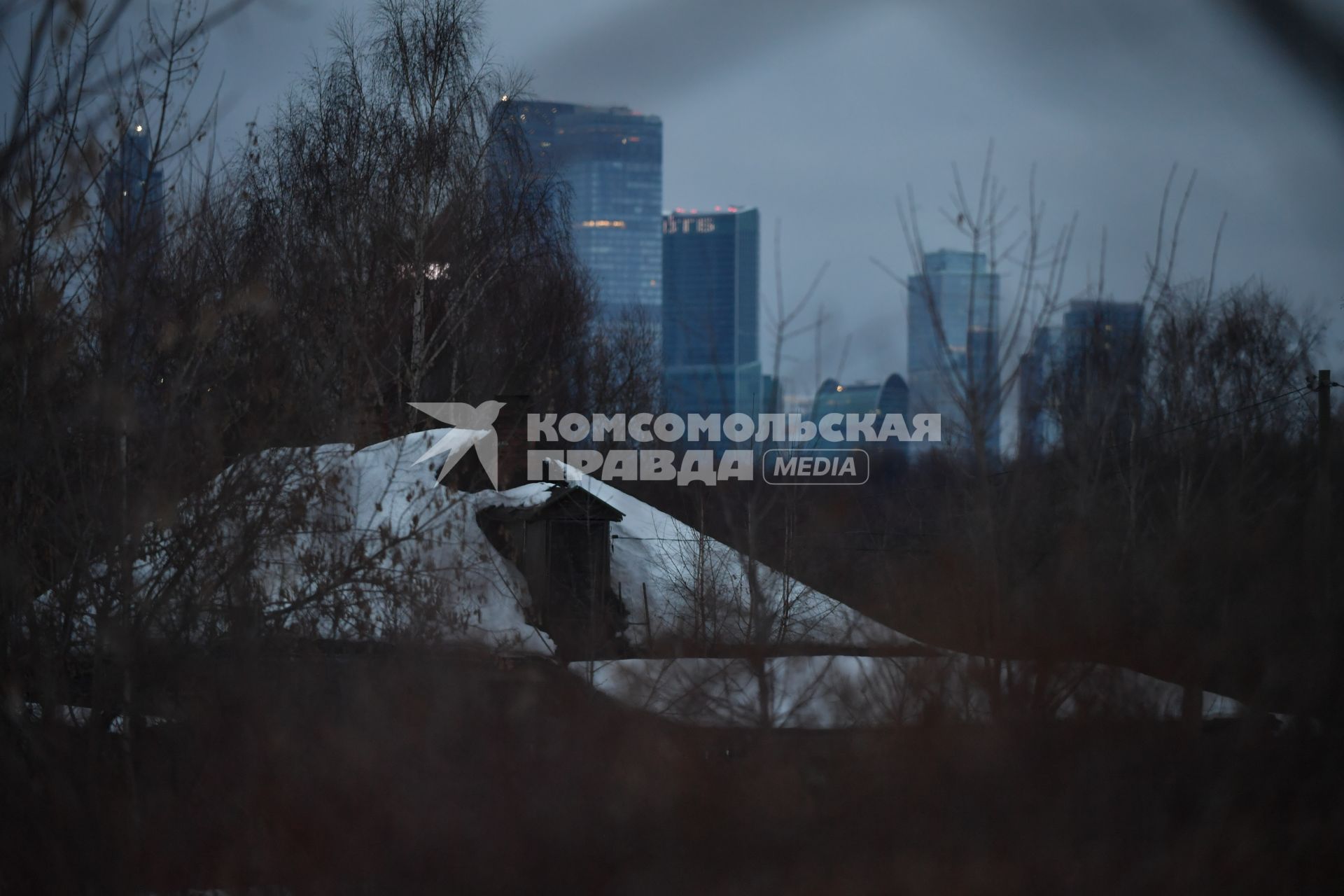 Москва. Вид на деревню Терехово - последнюю деревню в пределах МКАД.