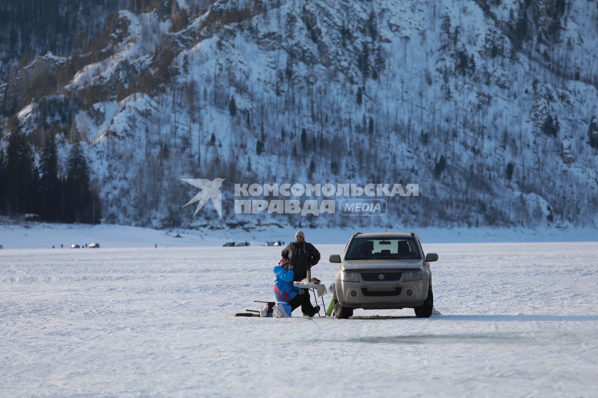 Красноярский край. Красноярское водохранилище.