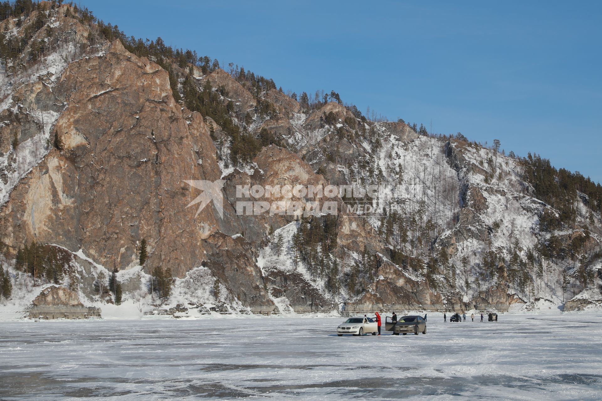 Красноярский край. Красноярское водохранилище.