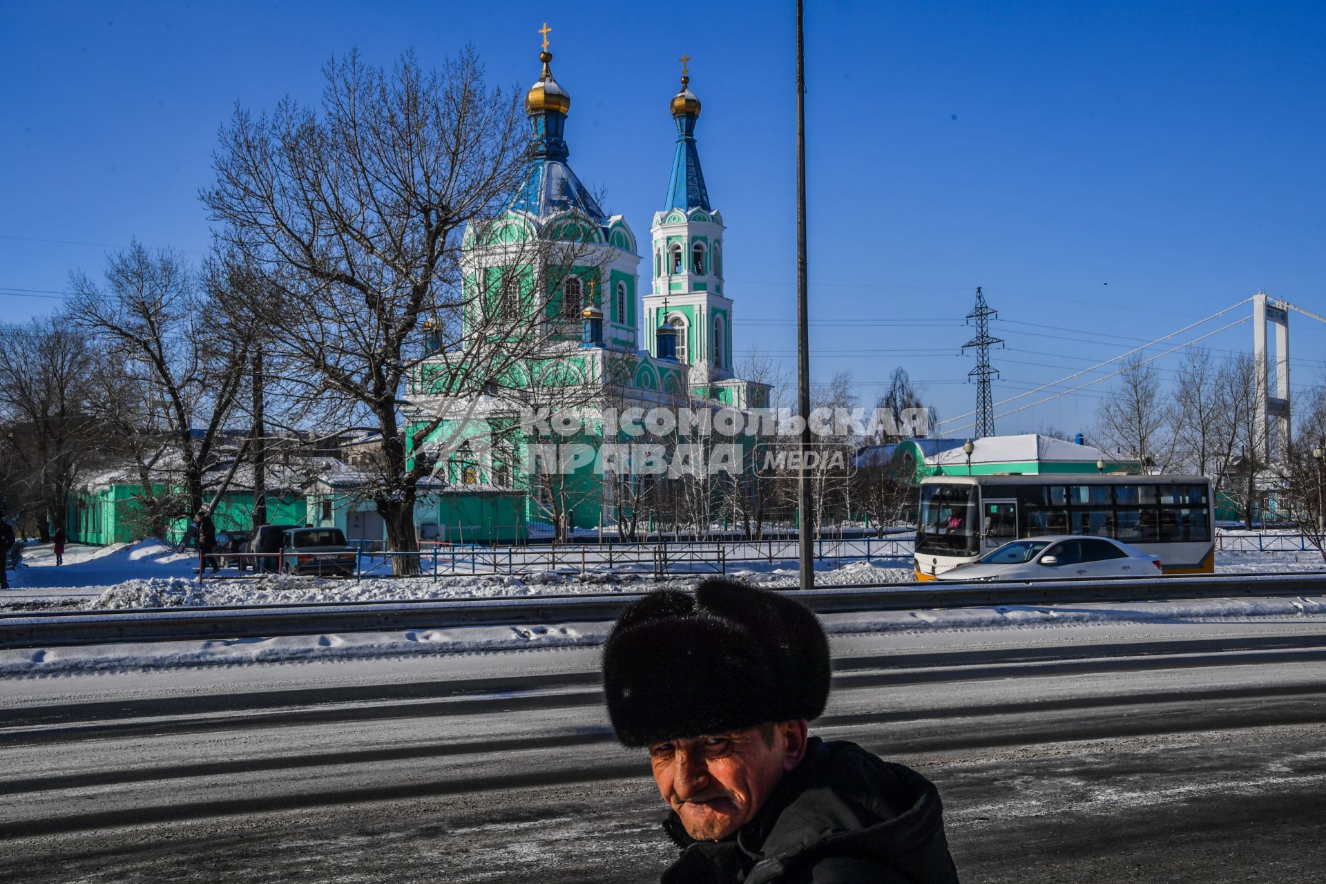 Казахстан, Семей (Семипалатинск). Вид на Воскресенский Собор.