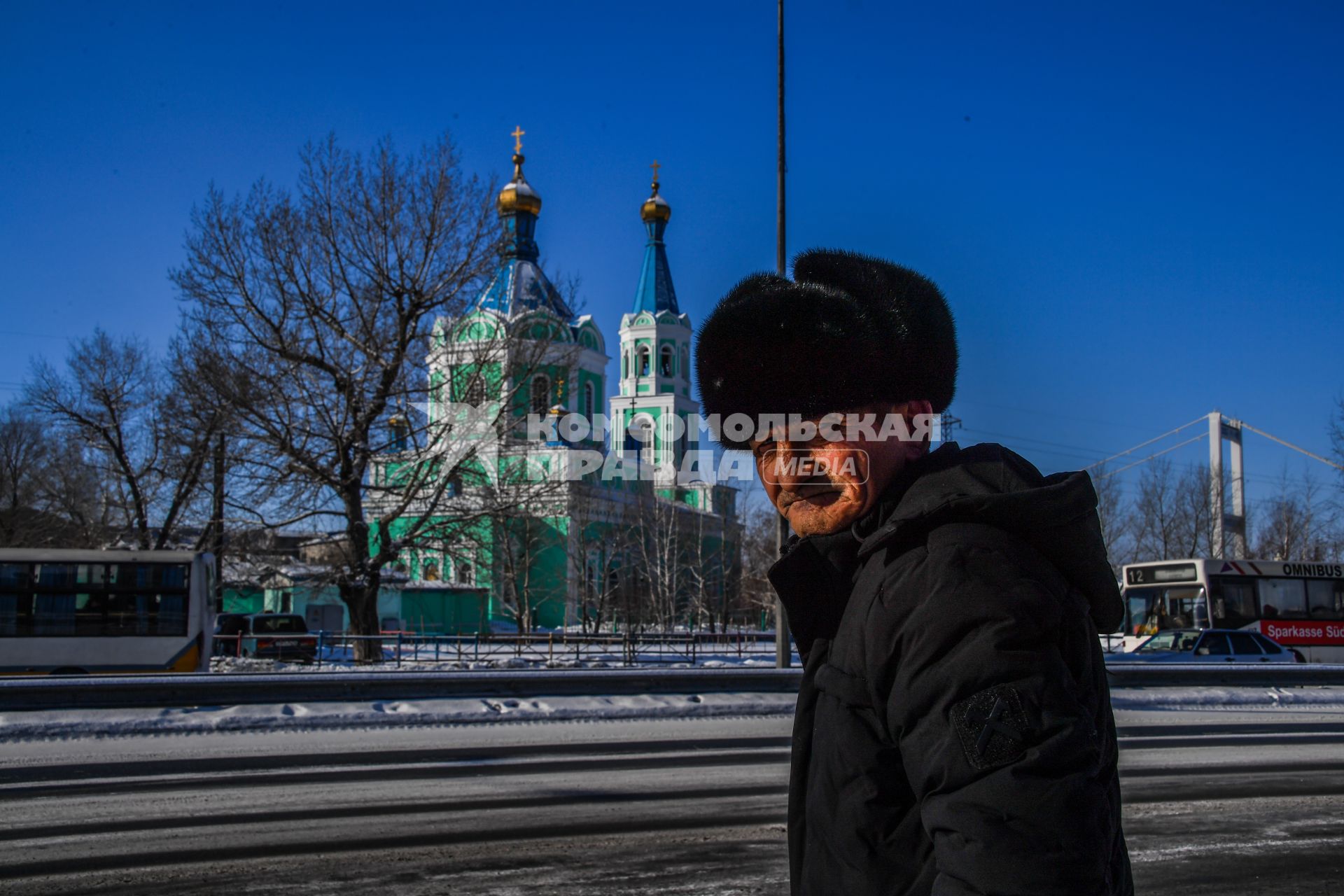 Казахстан, Семей (Семипалатинск). Вид на Воскресенский Собор.