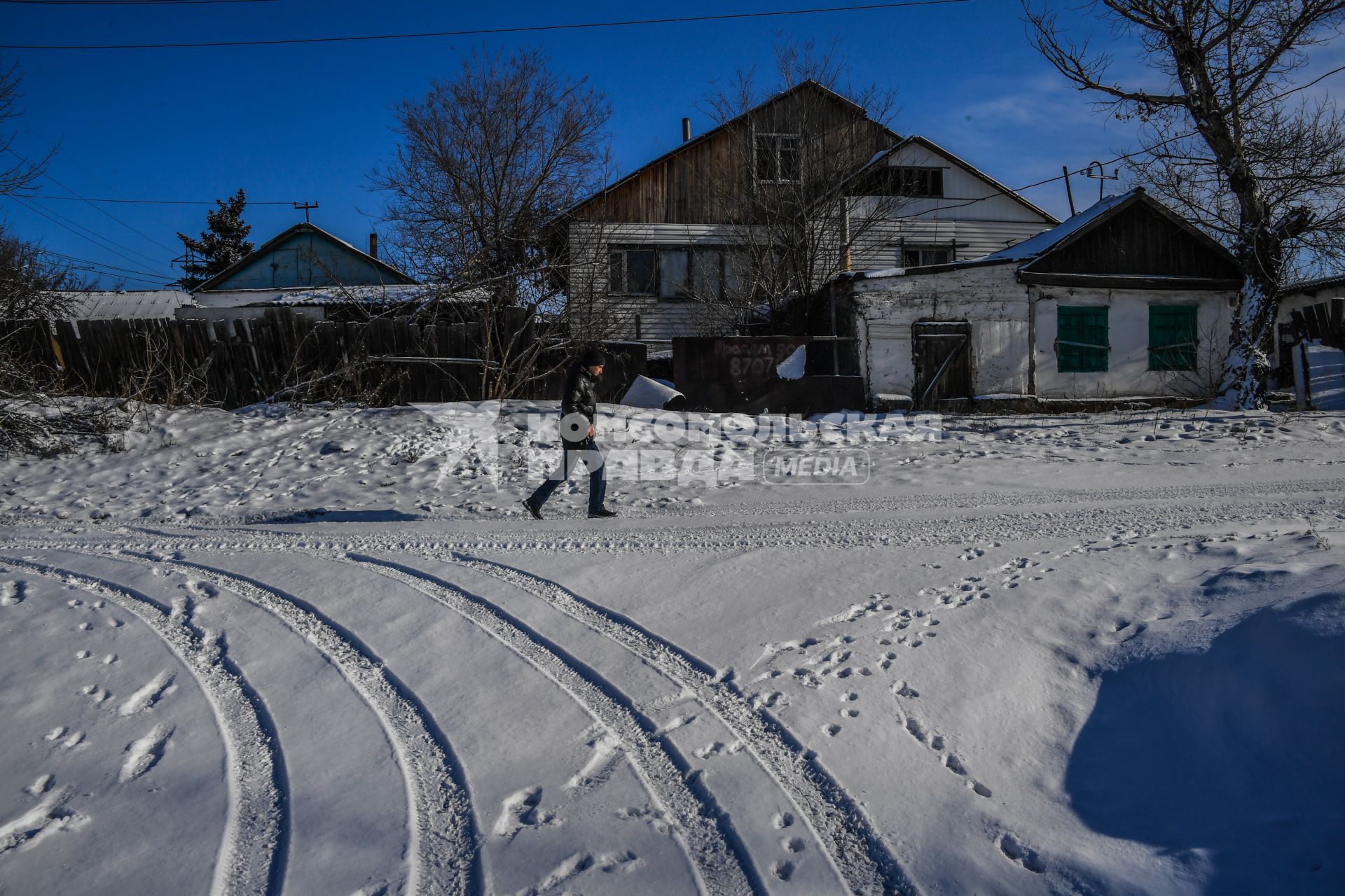 Казахстан, Семей (Семипалатинск).  Старые дома.