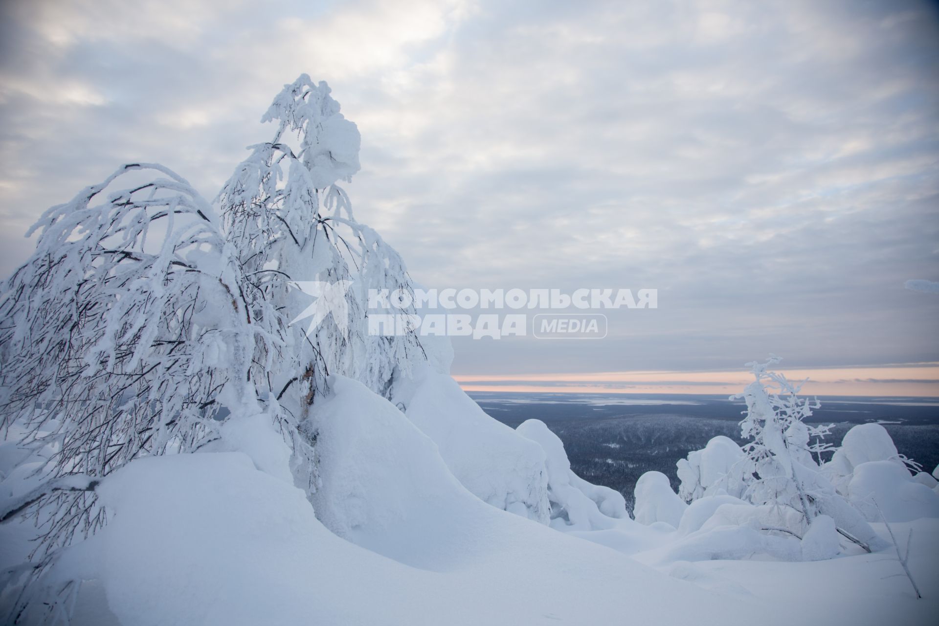 Пермь. Зимний лес в Пермском крае.