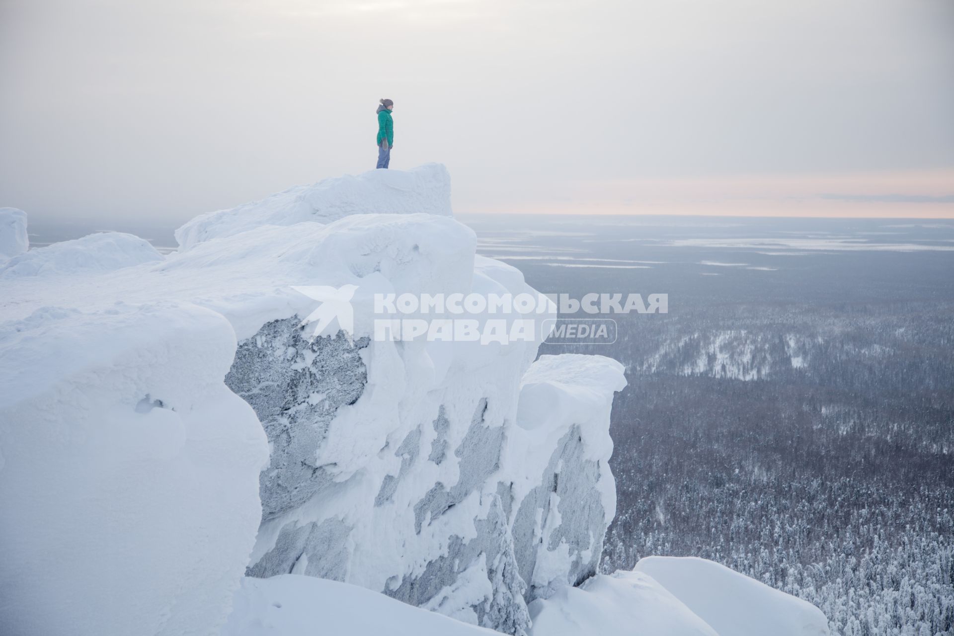 Пермь. Зимний лес в Пермском крае.