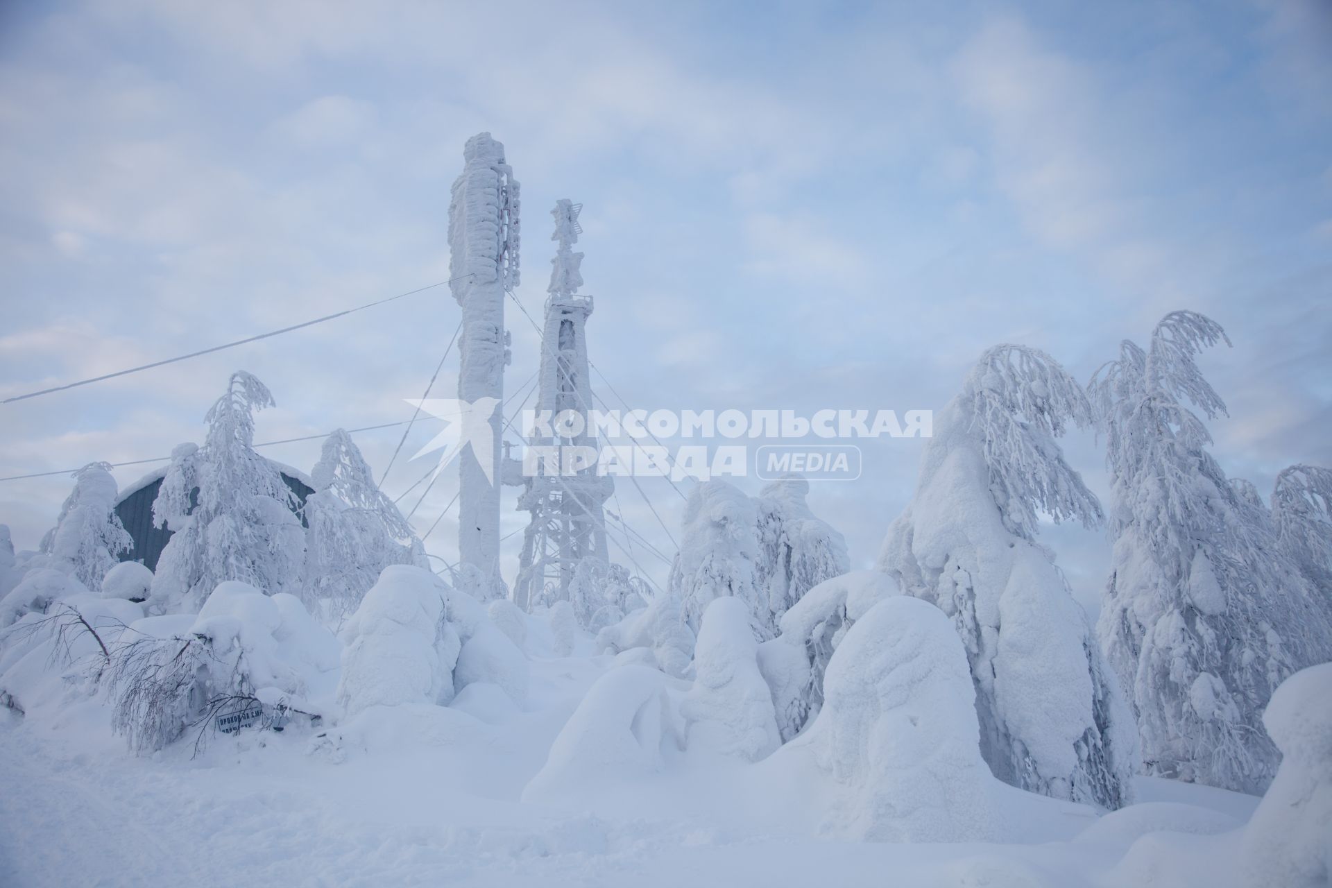 Пермь. Зимний лес в Пермском крае.