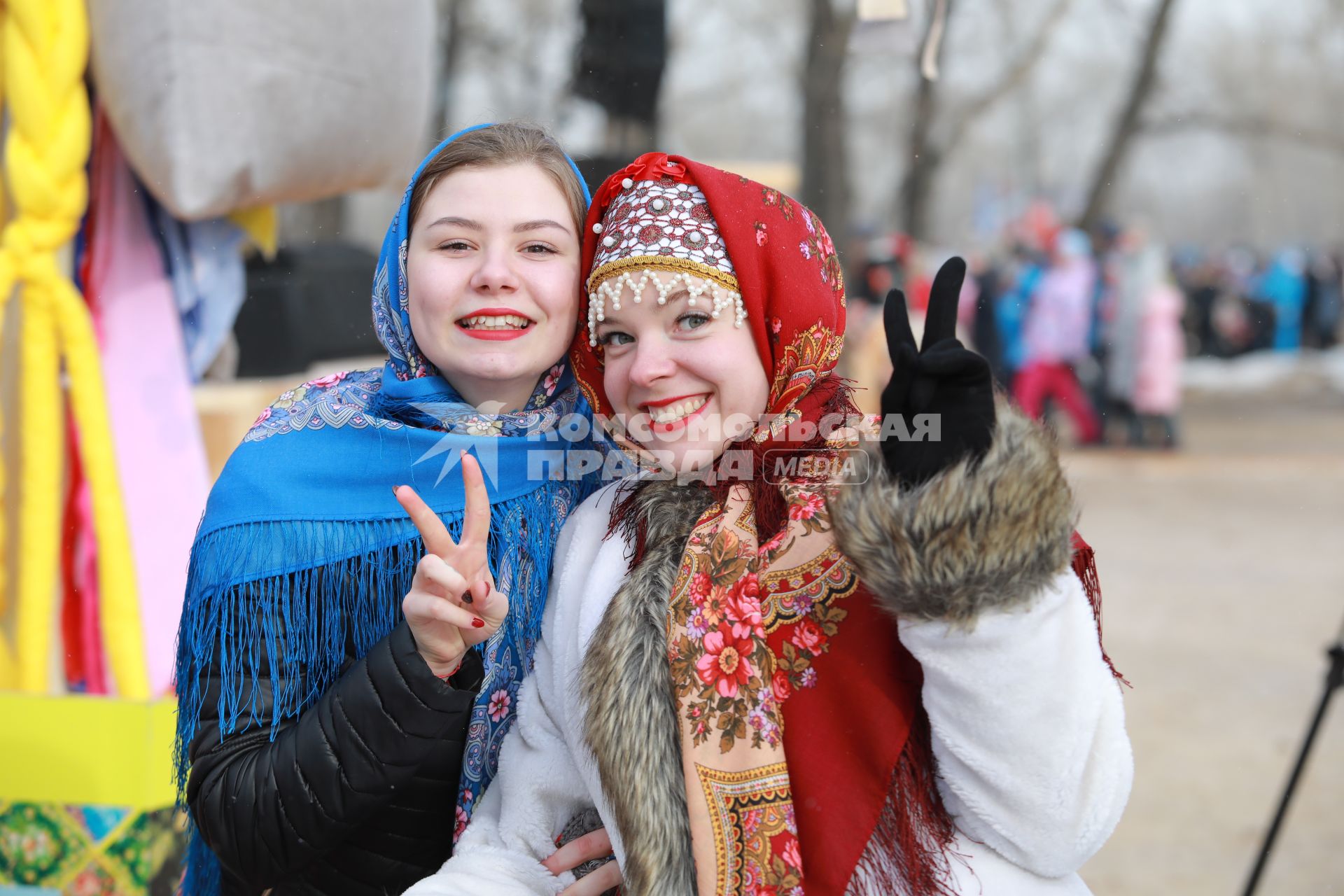 Красноярск. Во время масленичных гуляний.