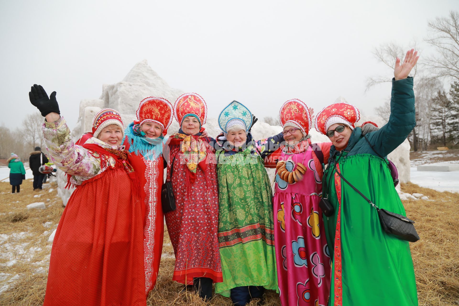 Красноярск. Во время масленичных гуляний.