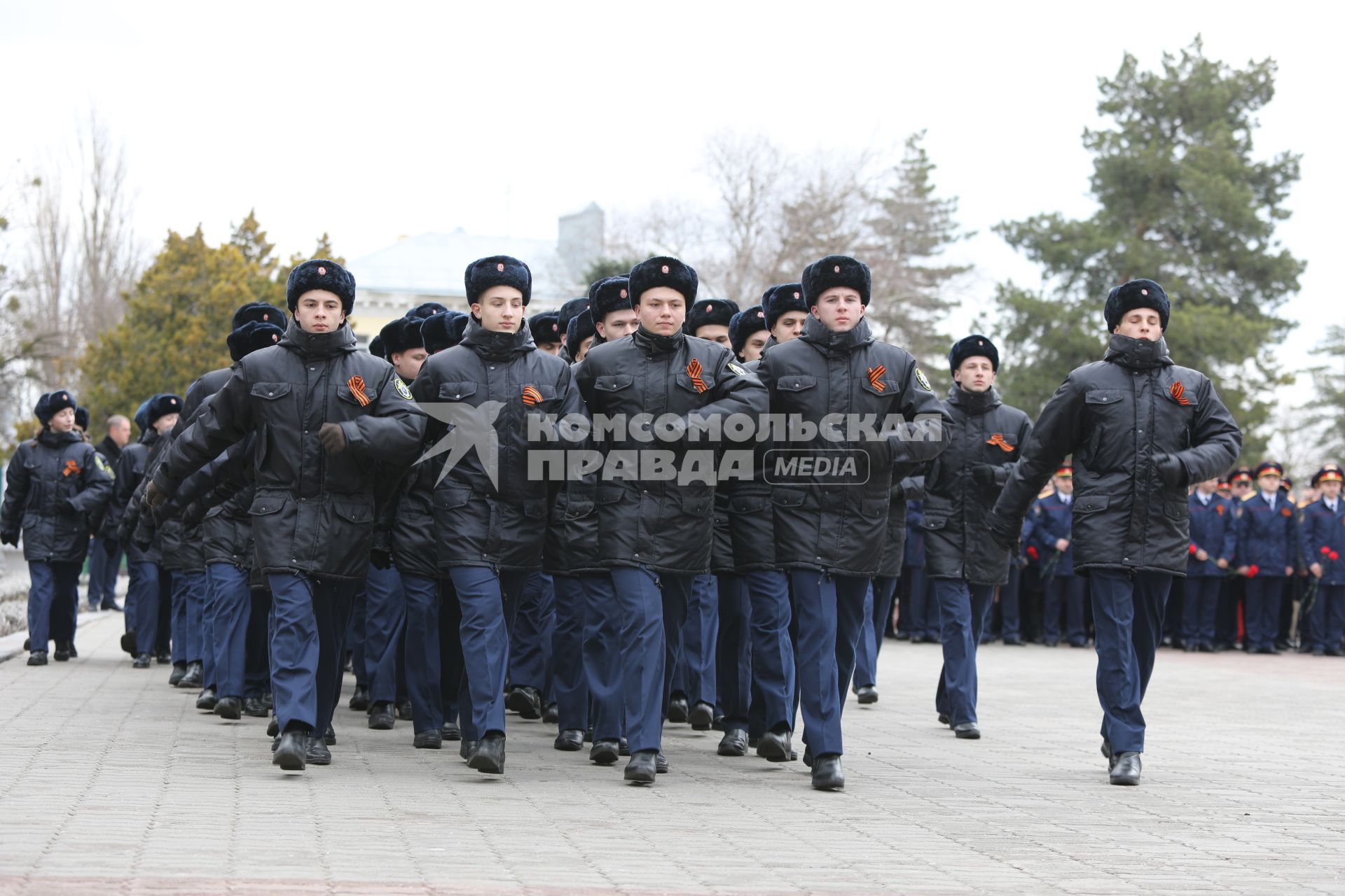 Ставрополь.  Во время акции `Дорога Памяти`, приуроченной к 74-й годовщине Победы в Великой Отечественной войне.