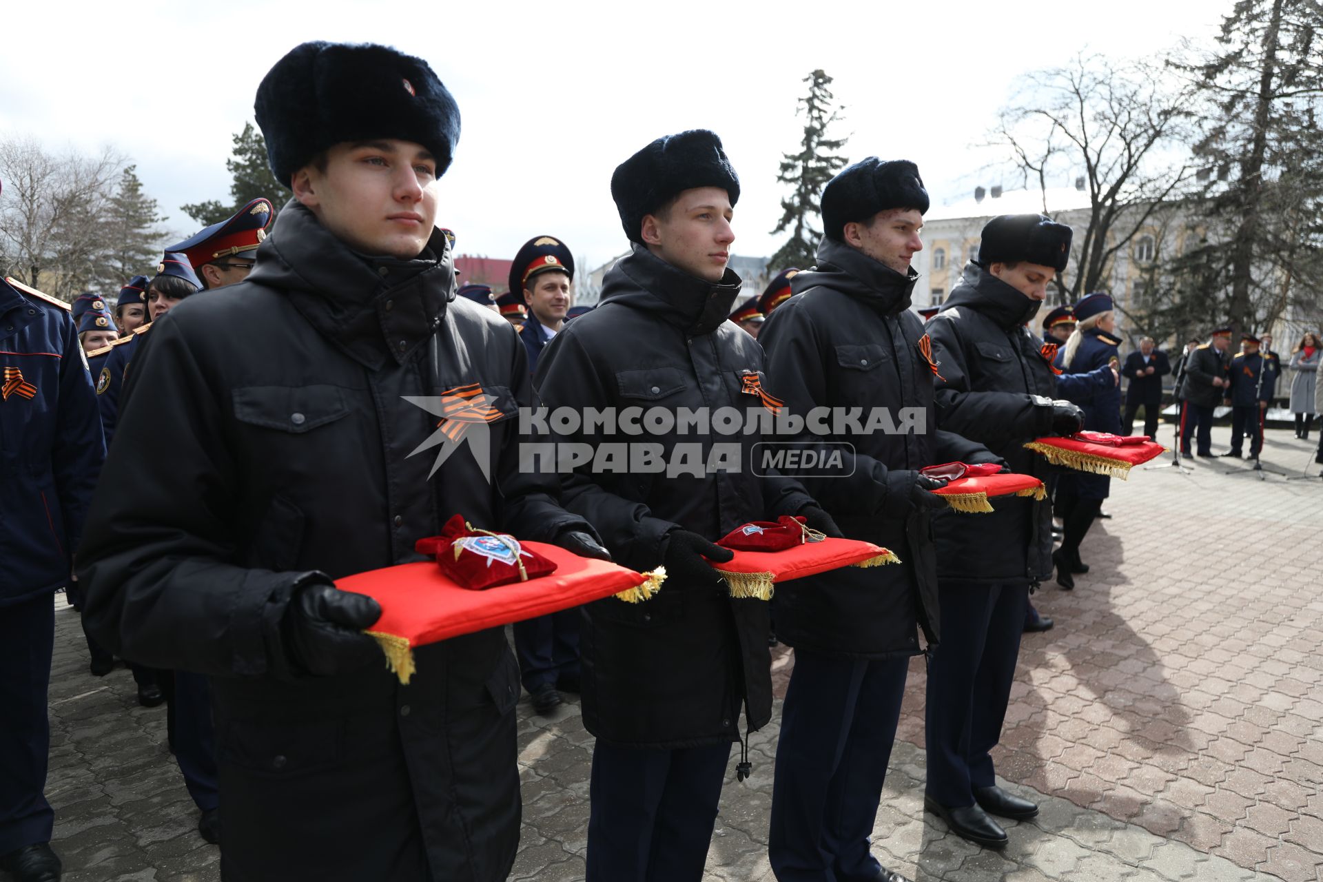 Ставрополь.  Во время акции `Дорога Памяти`, приуроченной к 74-й годовщине Победы в Великой Отечественной войне.