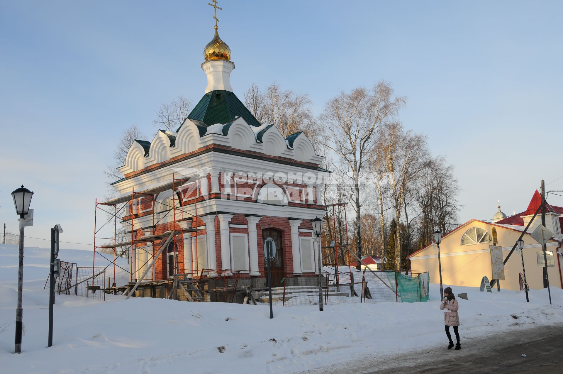 Мышкин. Восстановление  часовни  Николая Чудотворца.