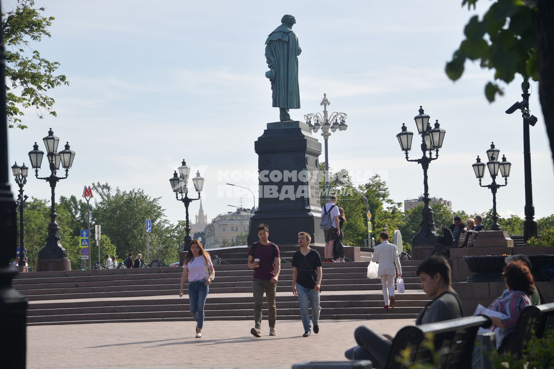 Москва.  Памятник Александру Пушкину.