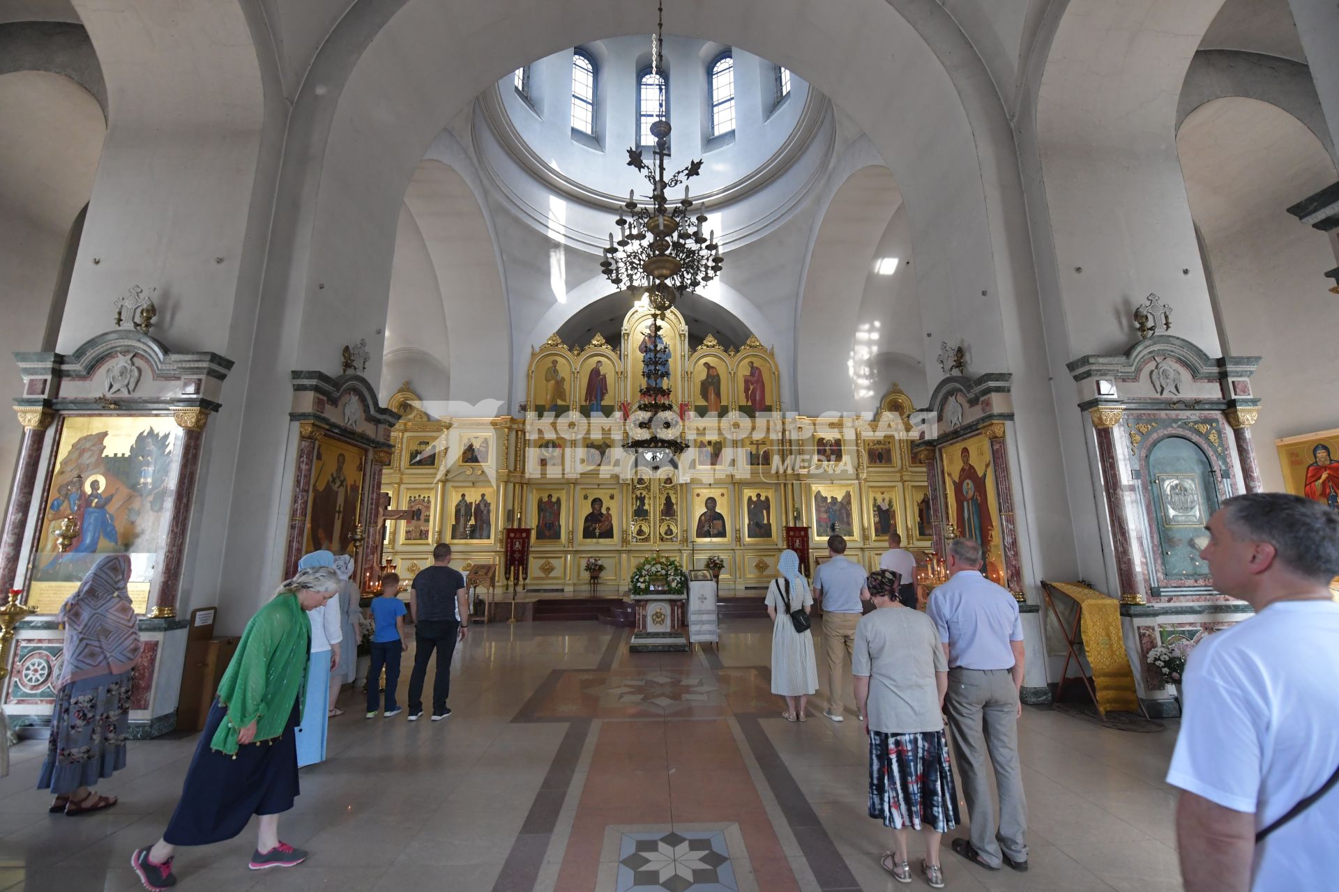 Московская область. В храме  Николо-Берлюковского  мужского монастыря.