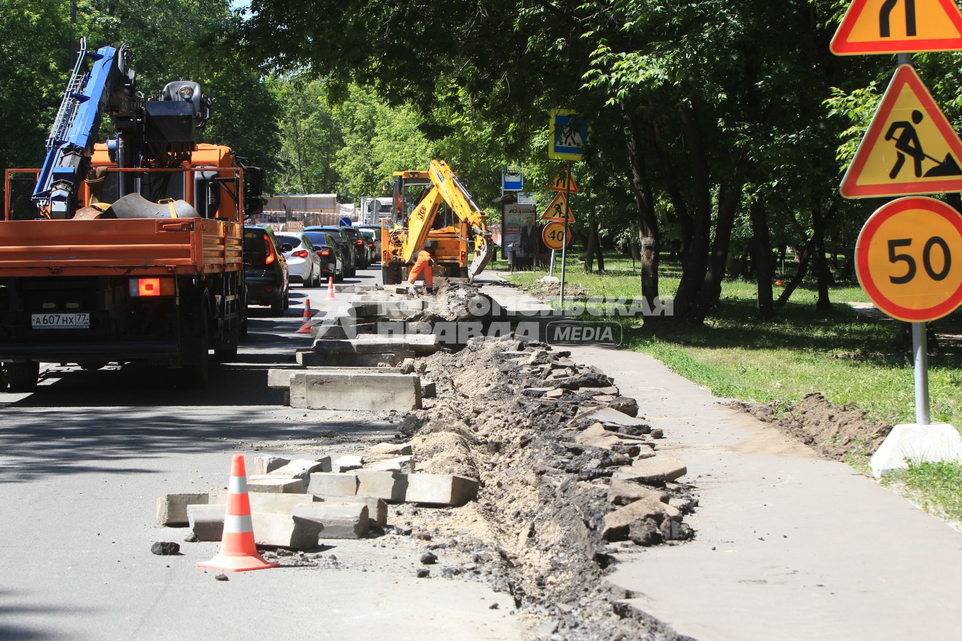 Диск 337. Замена бордюров в Москве