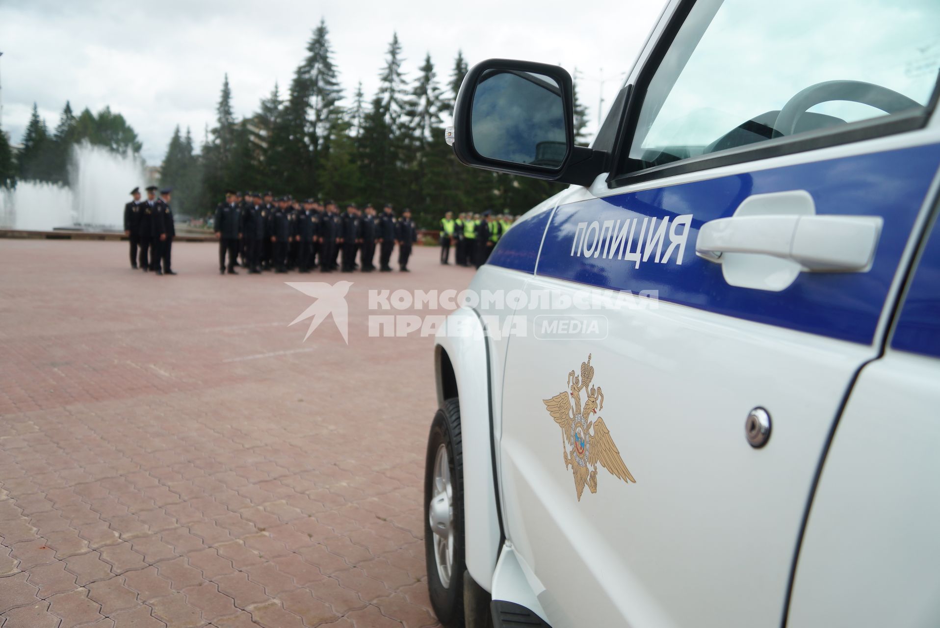 Екатеринбург. Гарнизонный развод комплексных сил полиции в честь 100-летия Главного управления МВД по Свердловской области