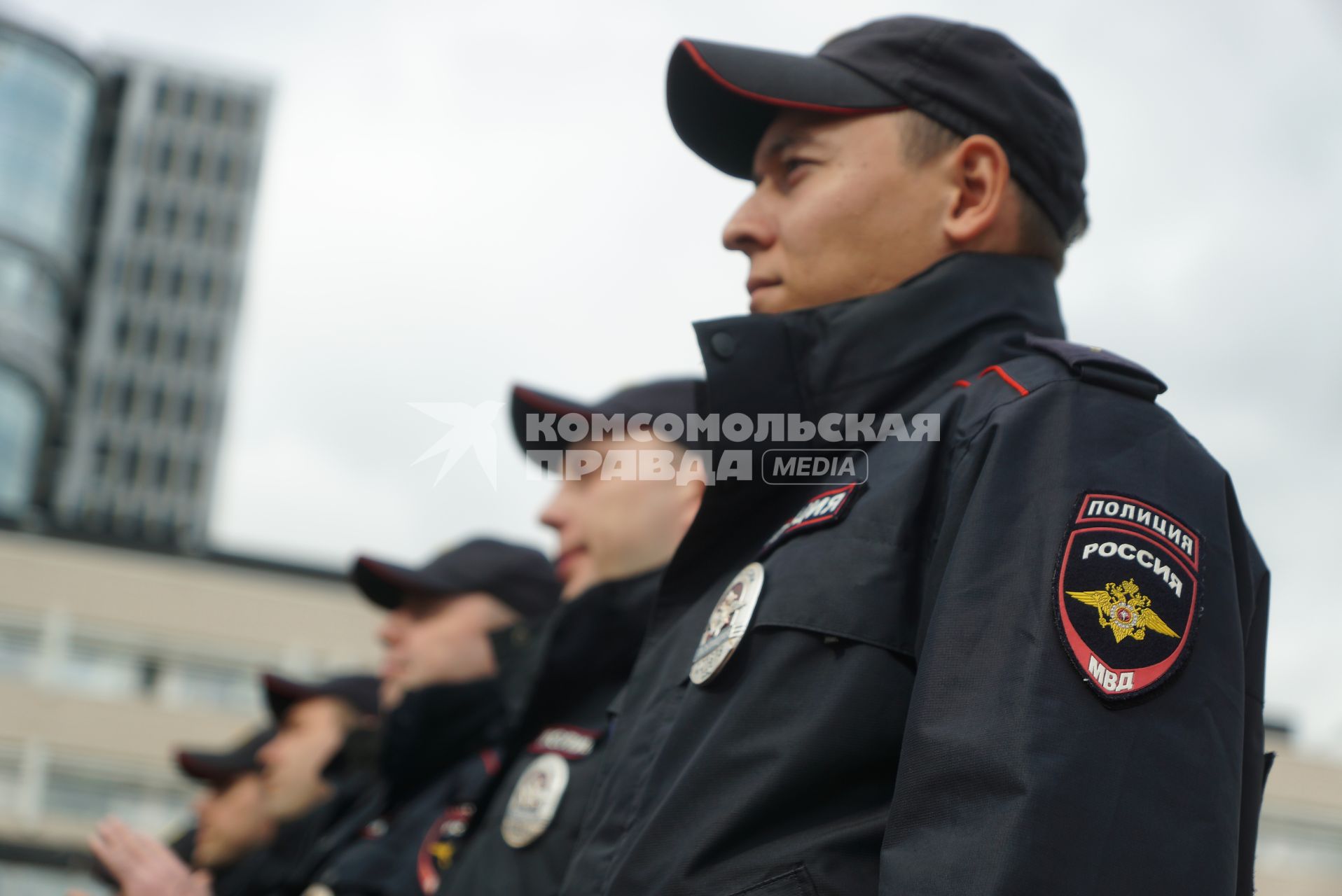 Екатеринбург. Гарнизонный развод комплексных сил полиции в честь 100-летия Главного управления МВД по Свердловской области