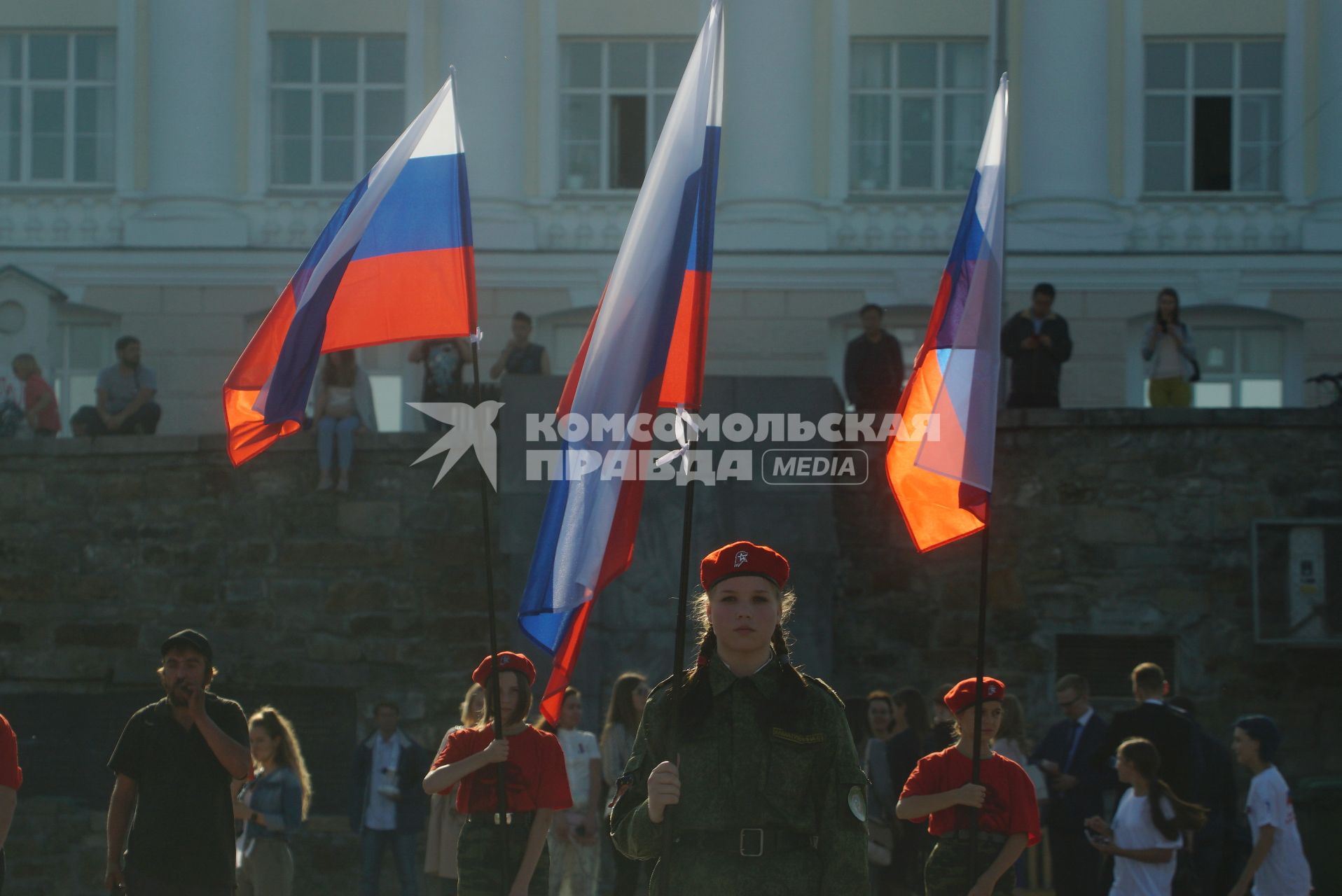 Екатеринбург. Празднование дня флага России