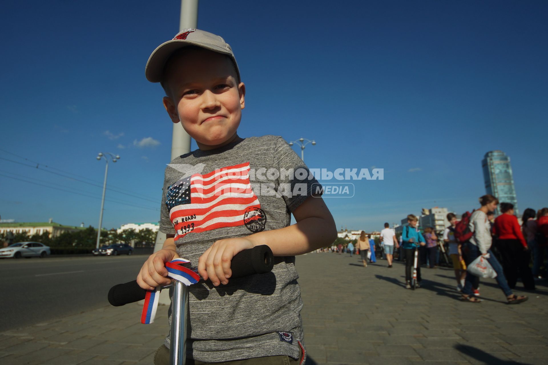 Екатеринбург. Празднование дня флага России