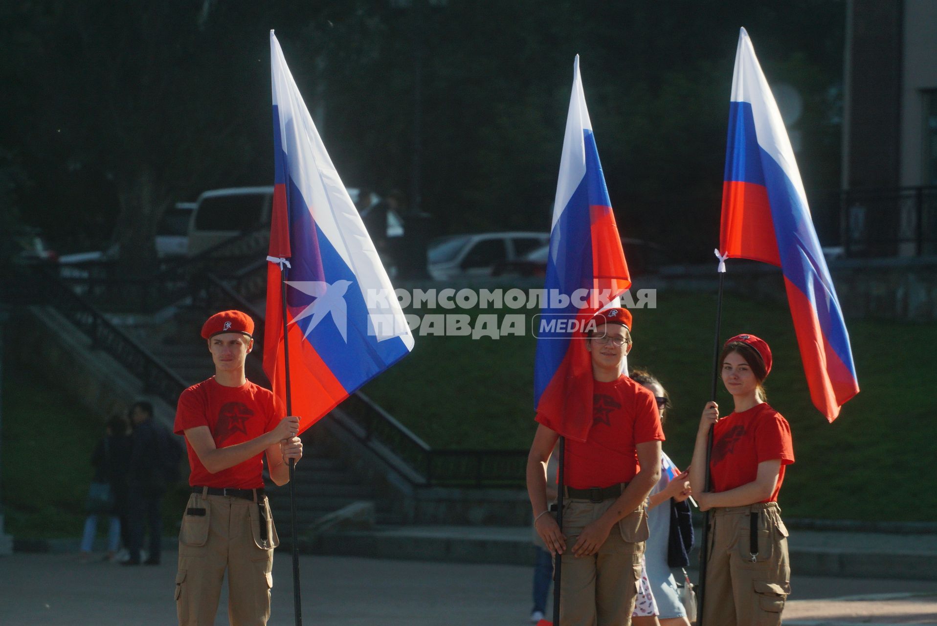 Екатеринбург. Празднование дня флага России