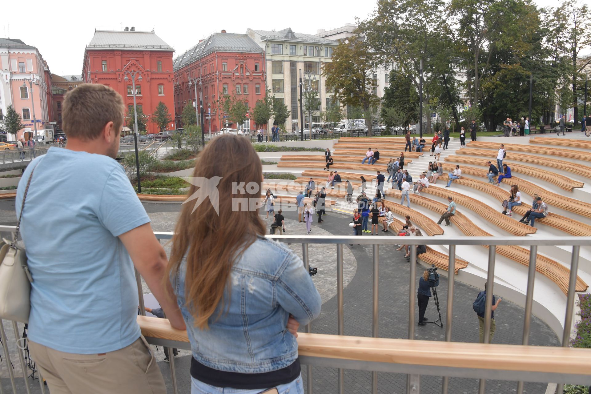 Москва. Вид на атриум у стен Политехнического музея.