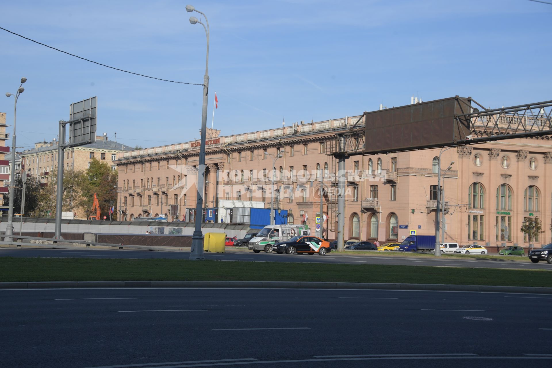 Москва. Вид на Ленинградский проспект.