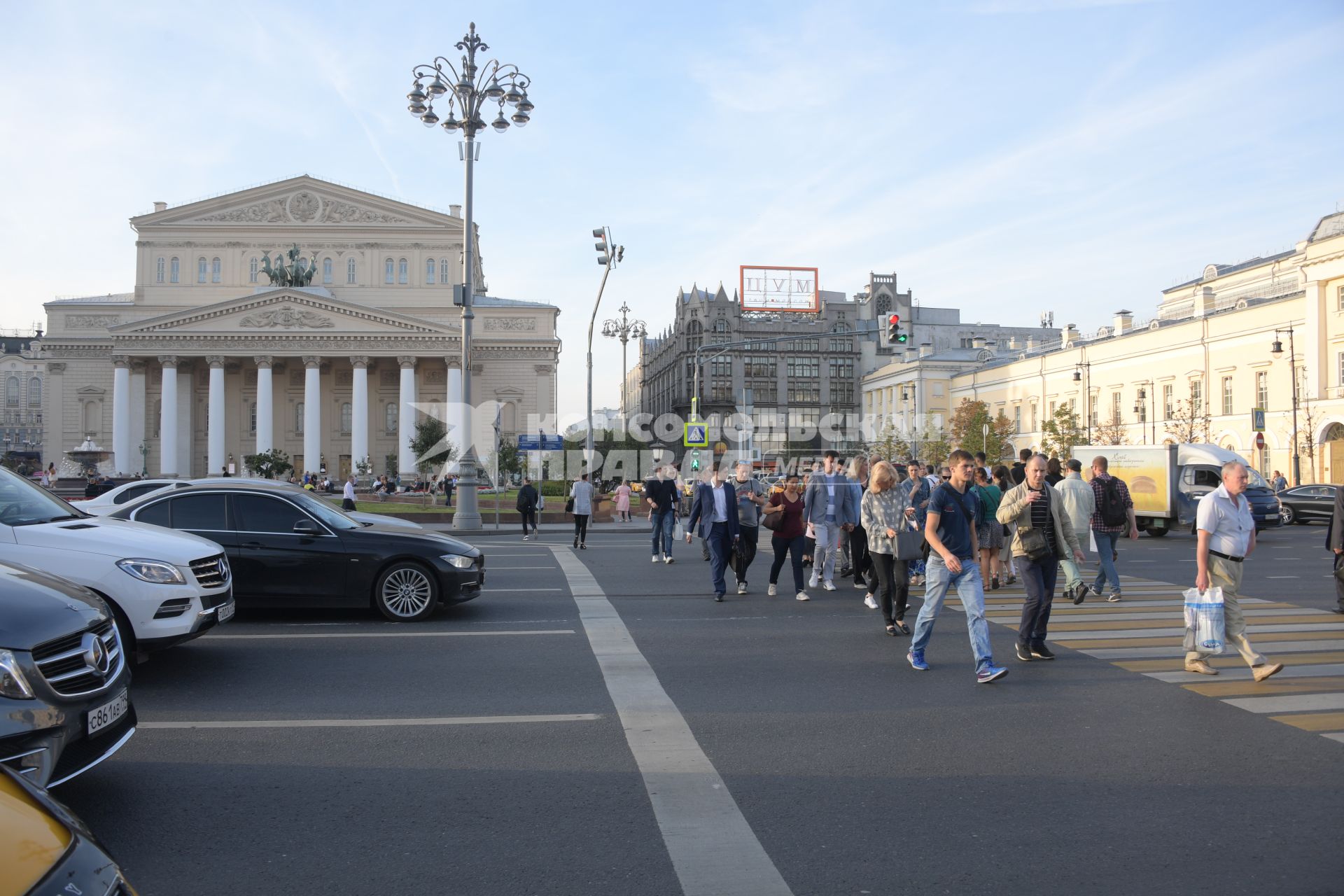 Москва. Вид на Большой театр.