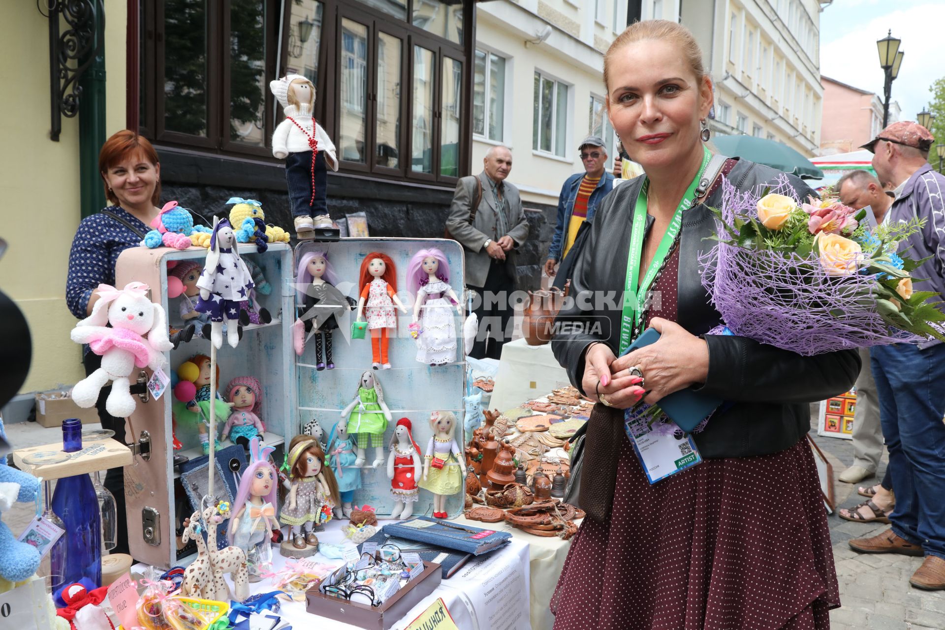 Диск342. 28-й Международный фестиваль искусств СЛАВЯНСКИЙ БАЗАР. Витебск. 2019. На снимке: актриса Алена Яковлева