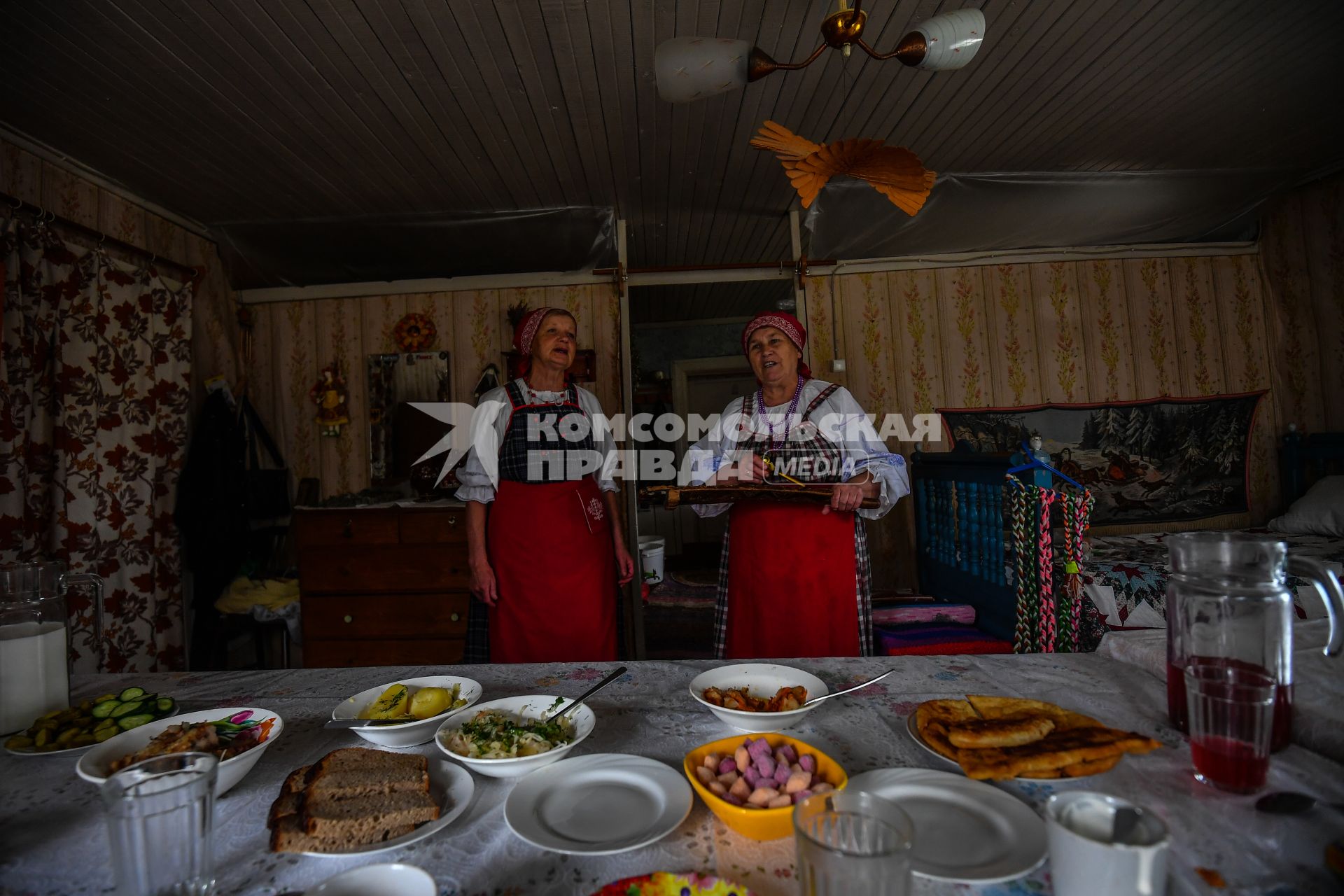 Республика Карелия, деревня Корза.  В гостевом доме.