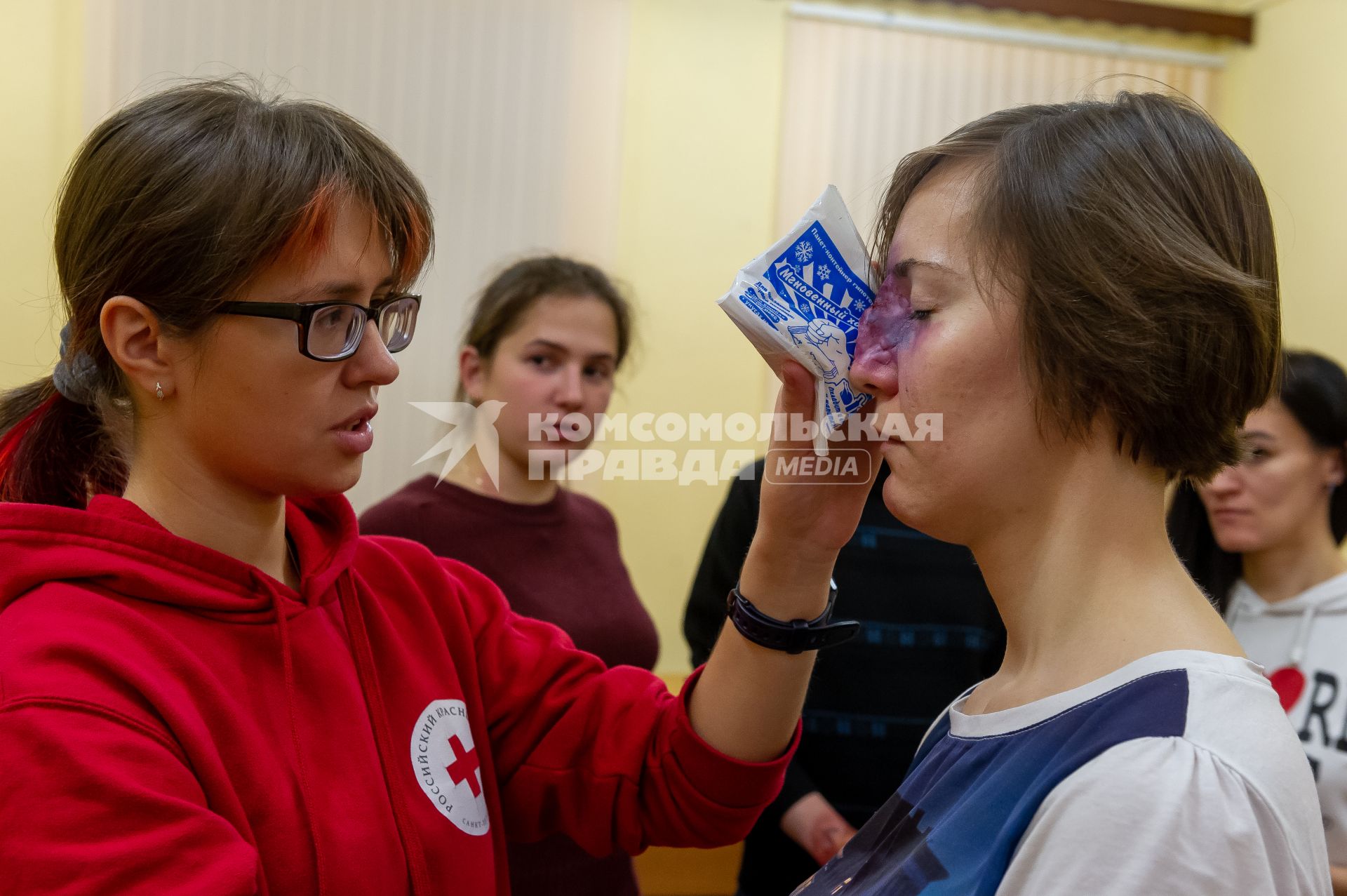 Санкт-Петербург.  Центр по обучению добровольцев первой помощи Санкт-Петербургского отделения Российского Красного Креста.