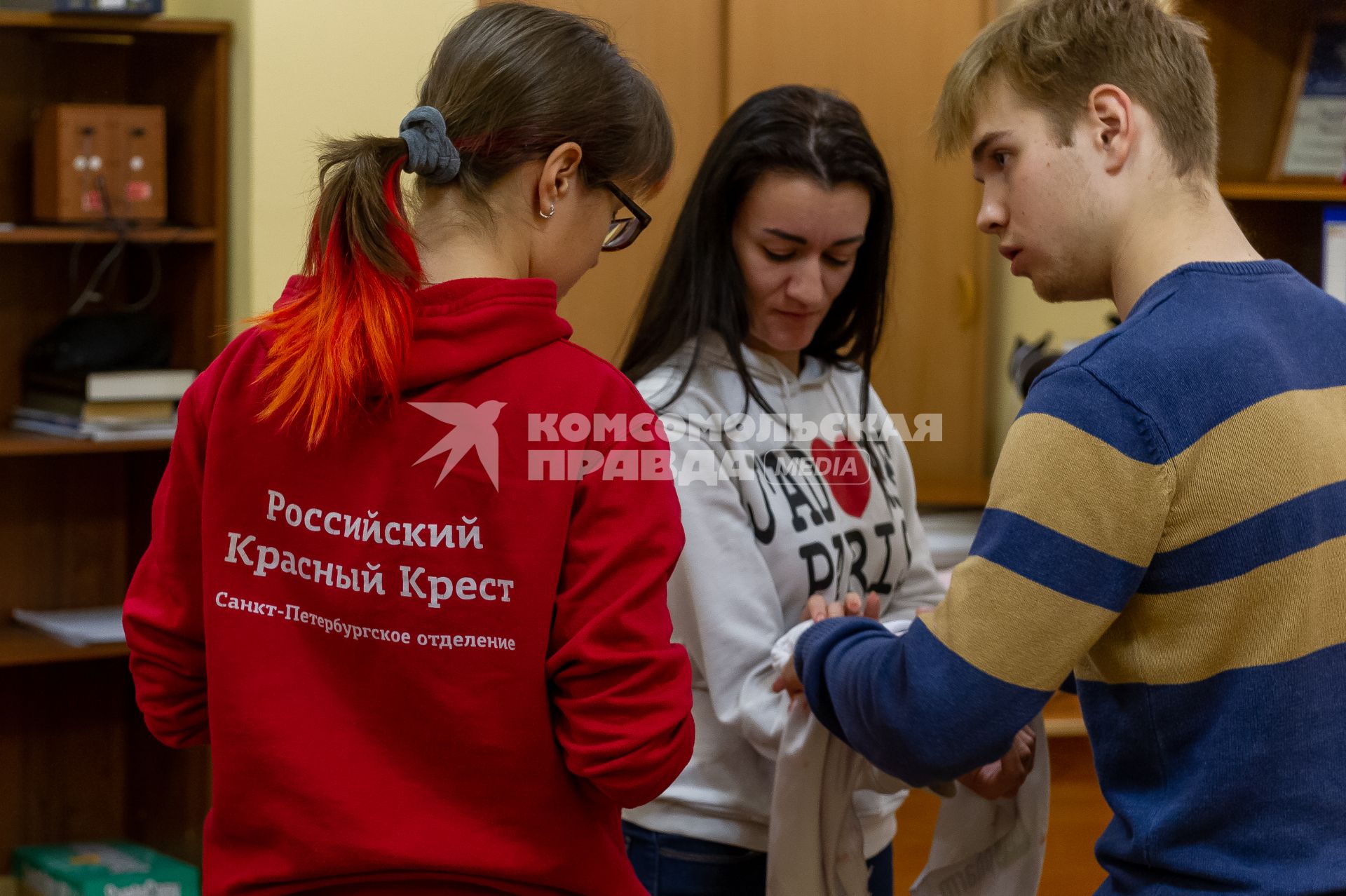 Санкт-Петербург.  Центр по обучению добровольцев первой помощи Санкт-Петербургского отделения Российского Красного Креста.