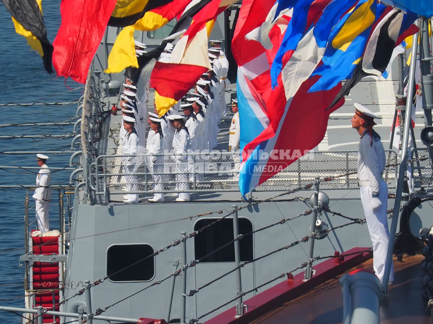 Севастополь. Военно-морской парад в Севастополе.