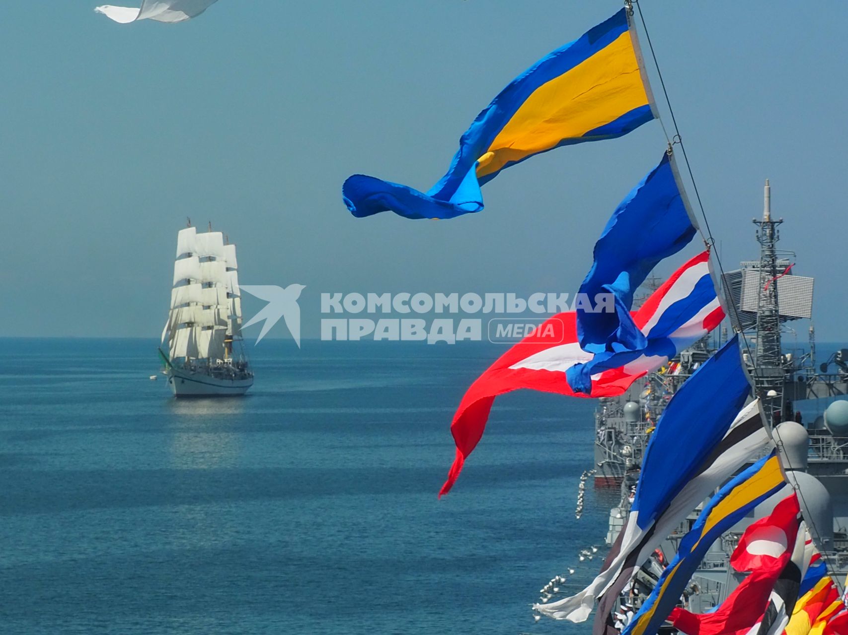 Севастополь. Военно-морской парад в Севастополе.