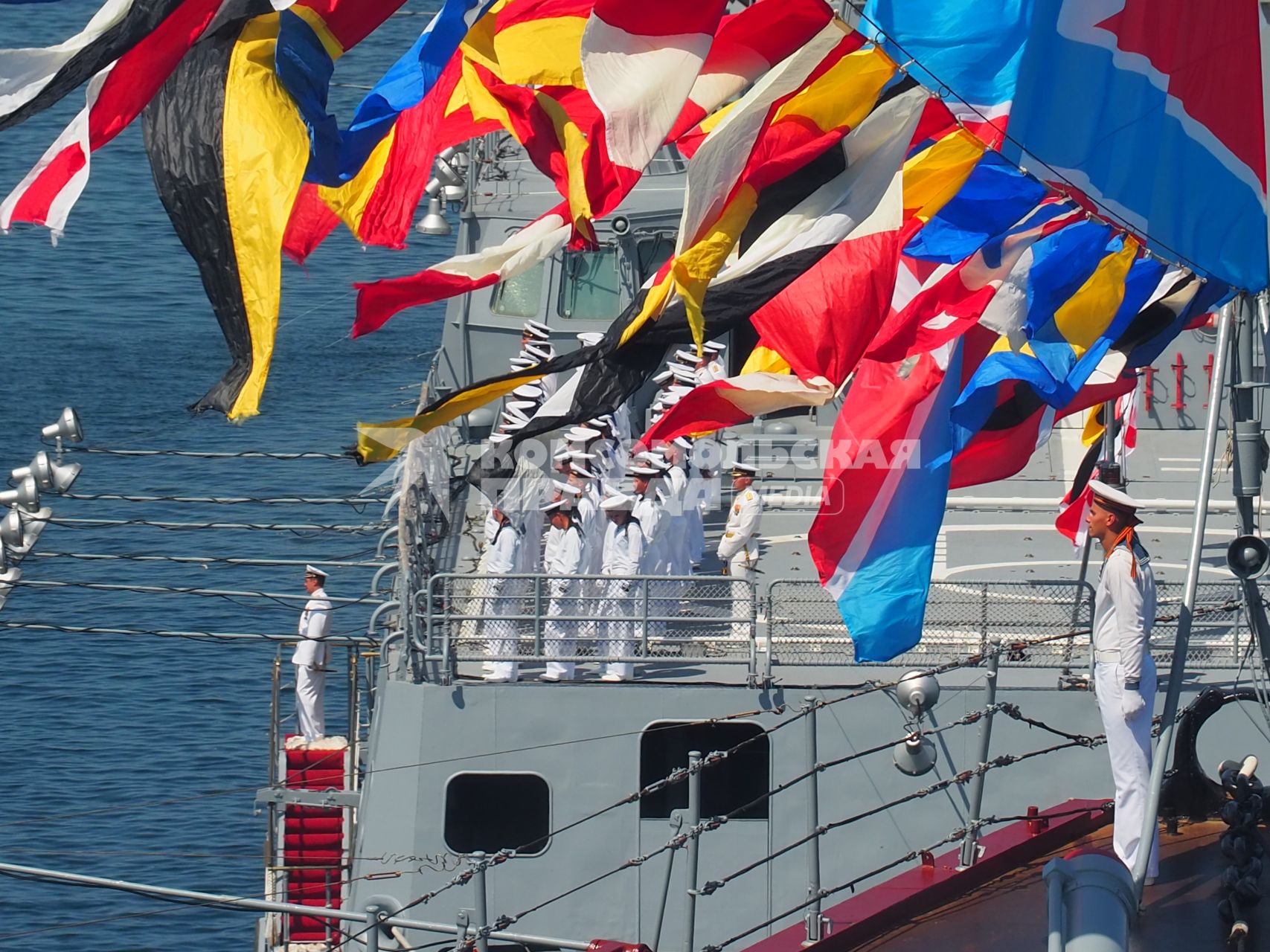 Севастополь. Военно-морской парад в Севастополе.