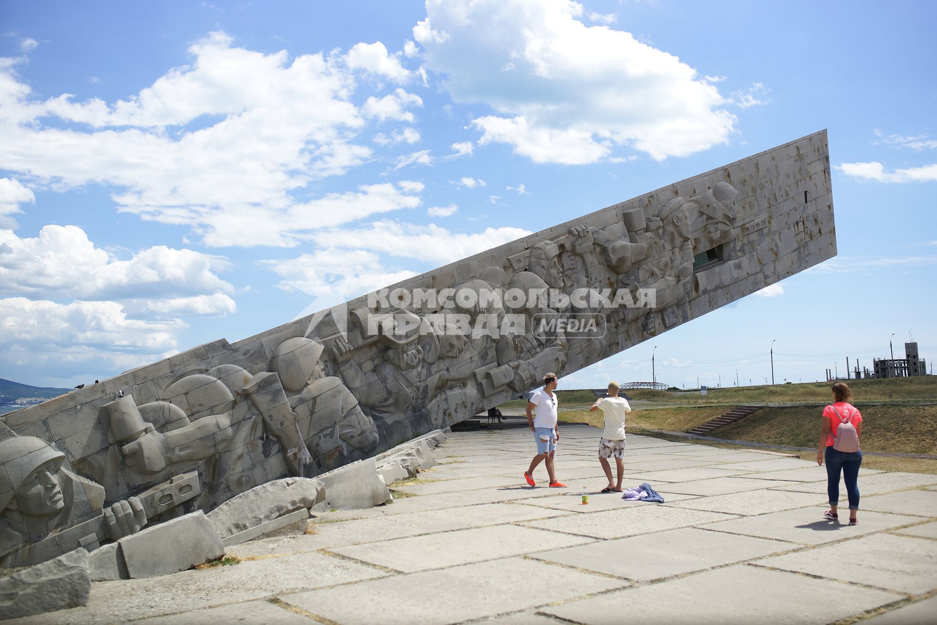 Новороссийск. Мемориал-музей \'Малая Земля\' на берегу Цемесской бухты. 4 февраля 1943 года в этом месте высадился морской десанд для освобождения Новороссийска от немцев