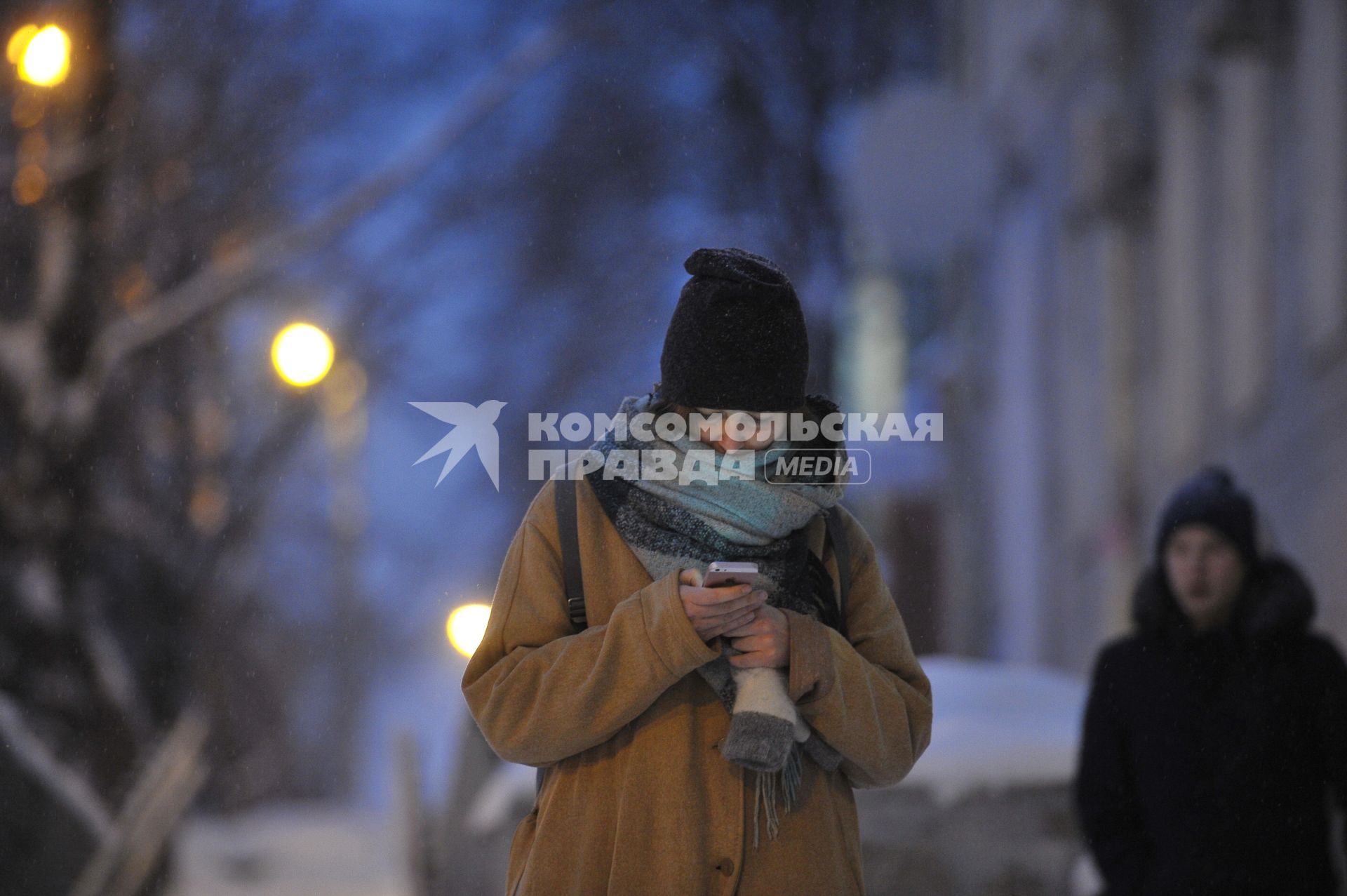 Екатеринбург. Жители города во время снегопада