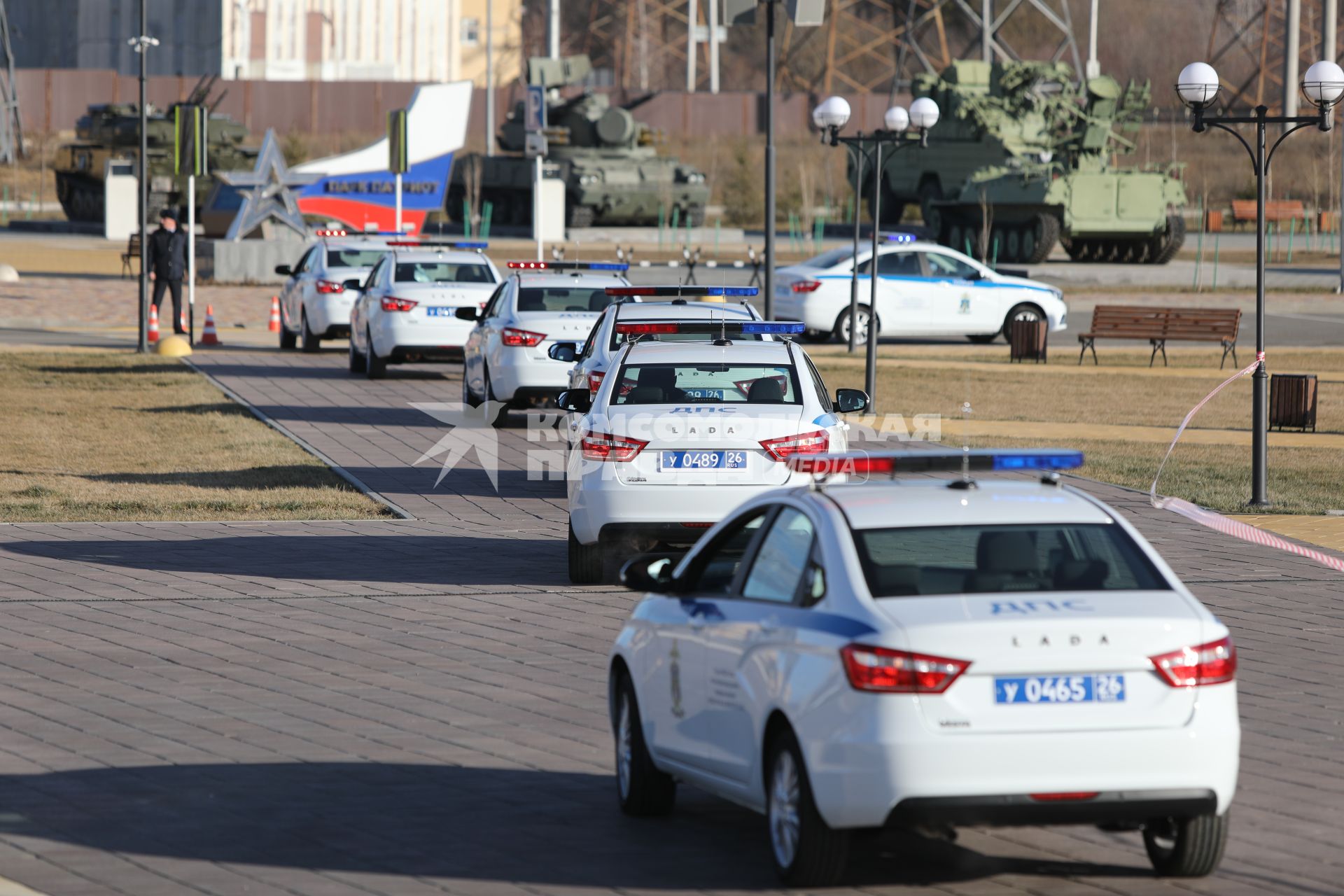 Ставрополь.  Автопарк главного управления МВД России по Ставрополью пополнили 222 новых служебных автомобилей.