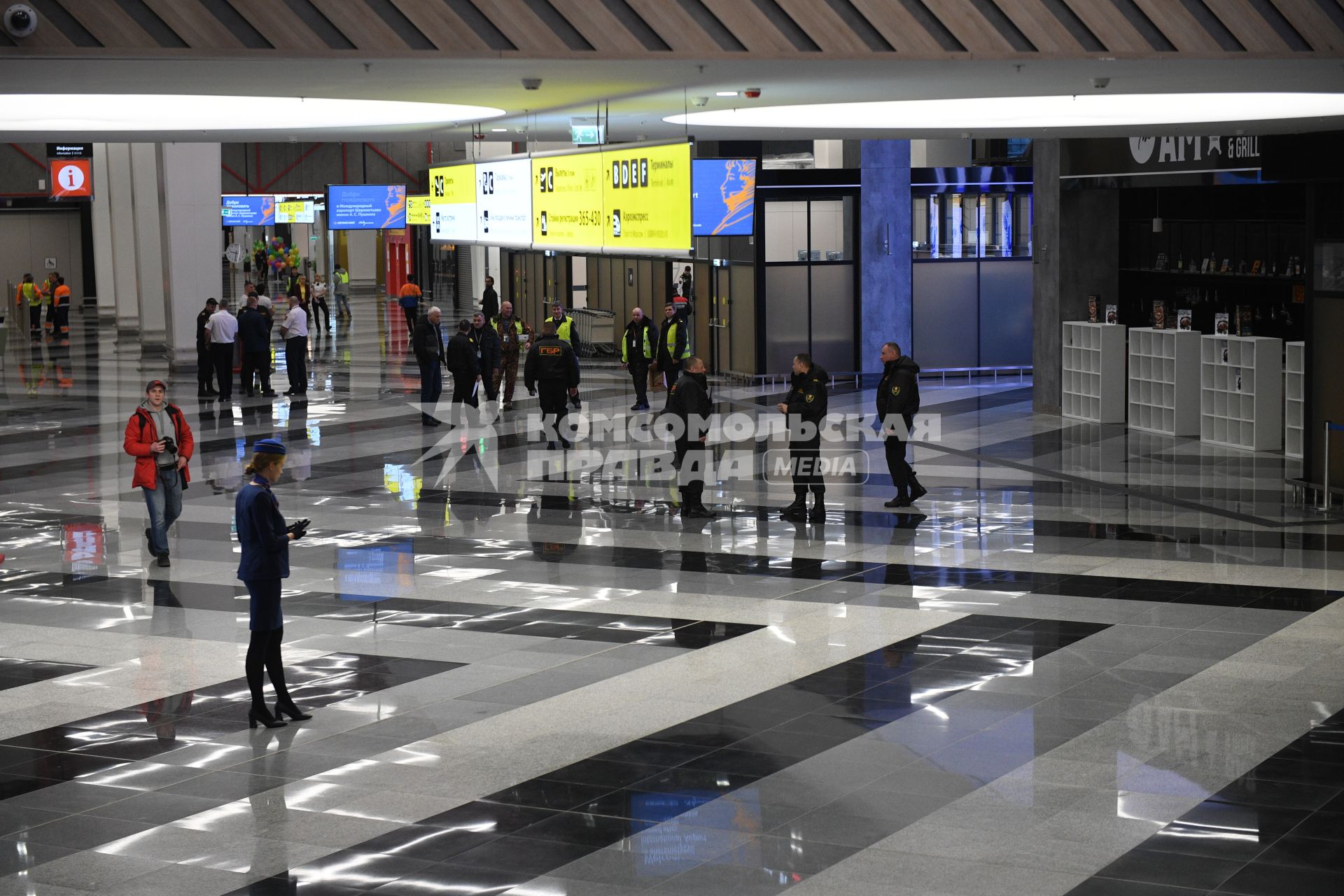 Московская область. В здании нового терминала С  международного аэропорта Шереметьево.