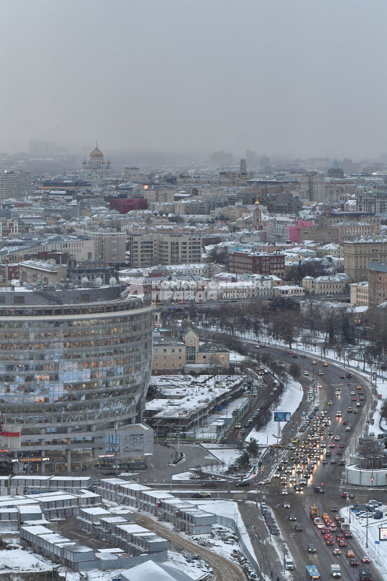 Москва.  Вид на город.