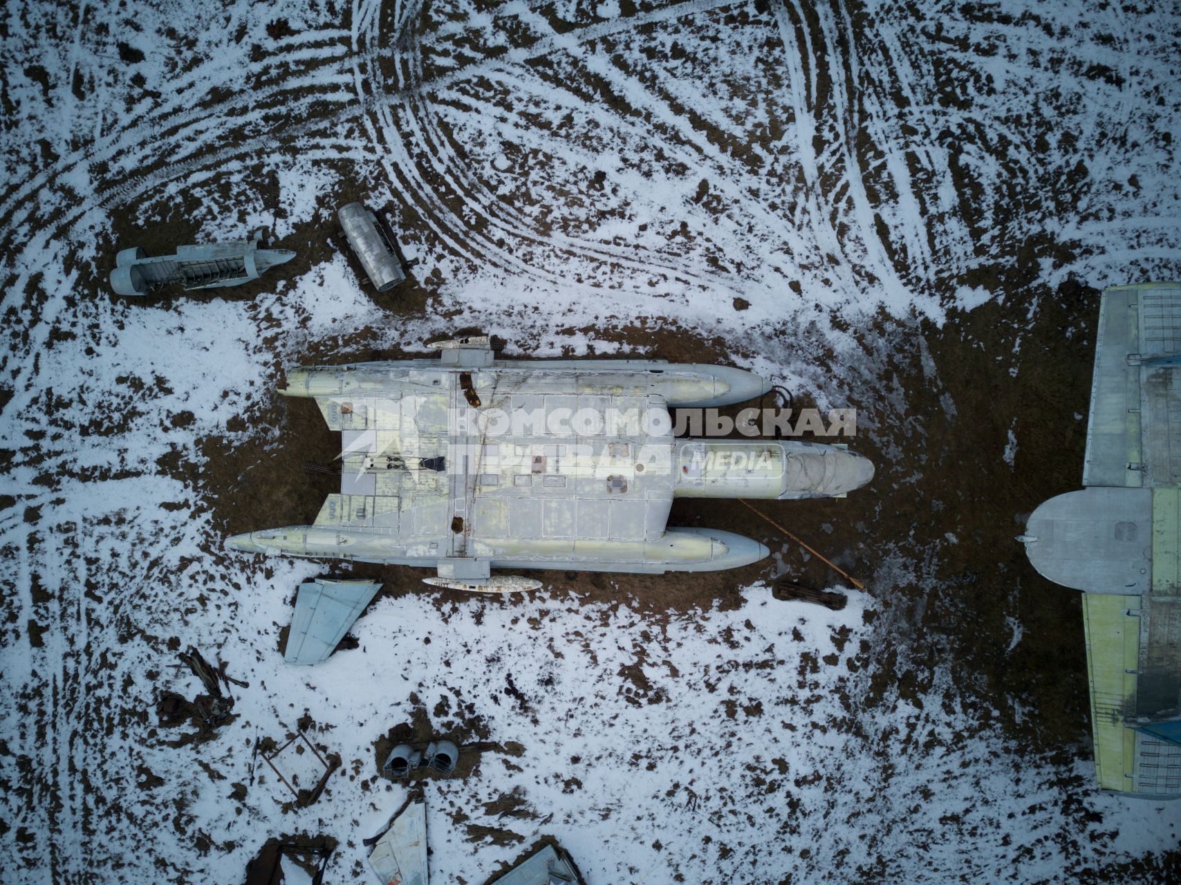 Московская область, Монино.   Экспозиция самолетов в Центральном музее Военно-воздушных сил в Монине.