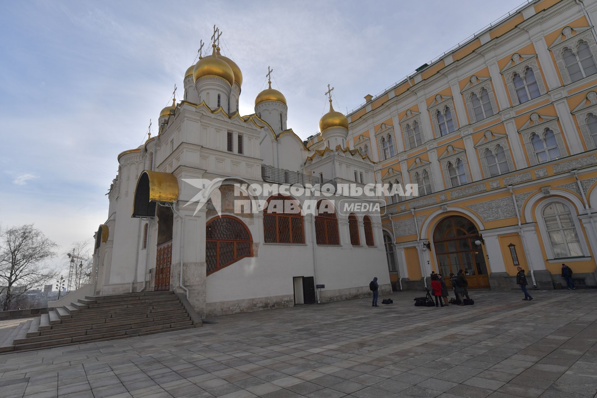 Москва. Вид на Благовещенский собор в Кремле.