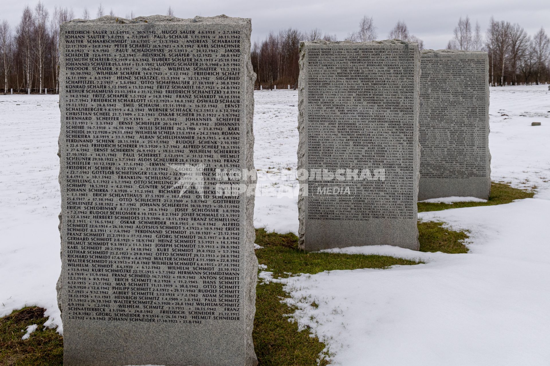 Ржев. Мемориальный комплекс `Парк мира`.