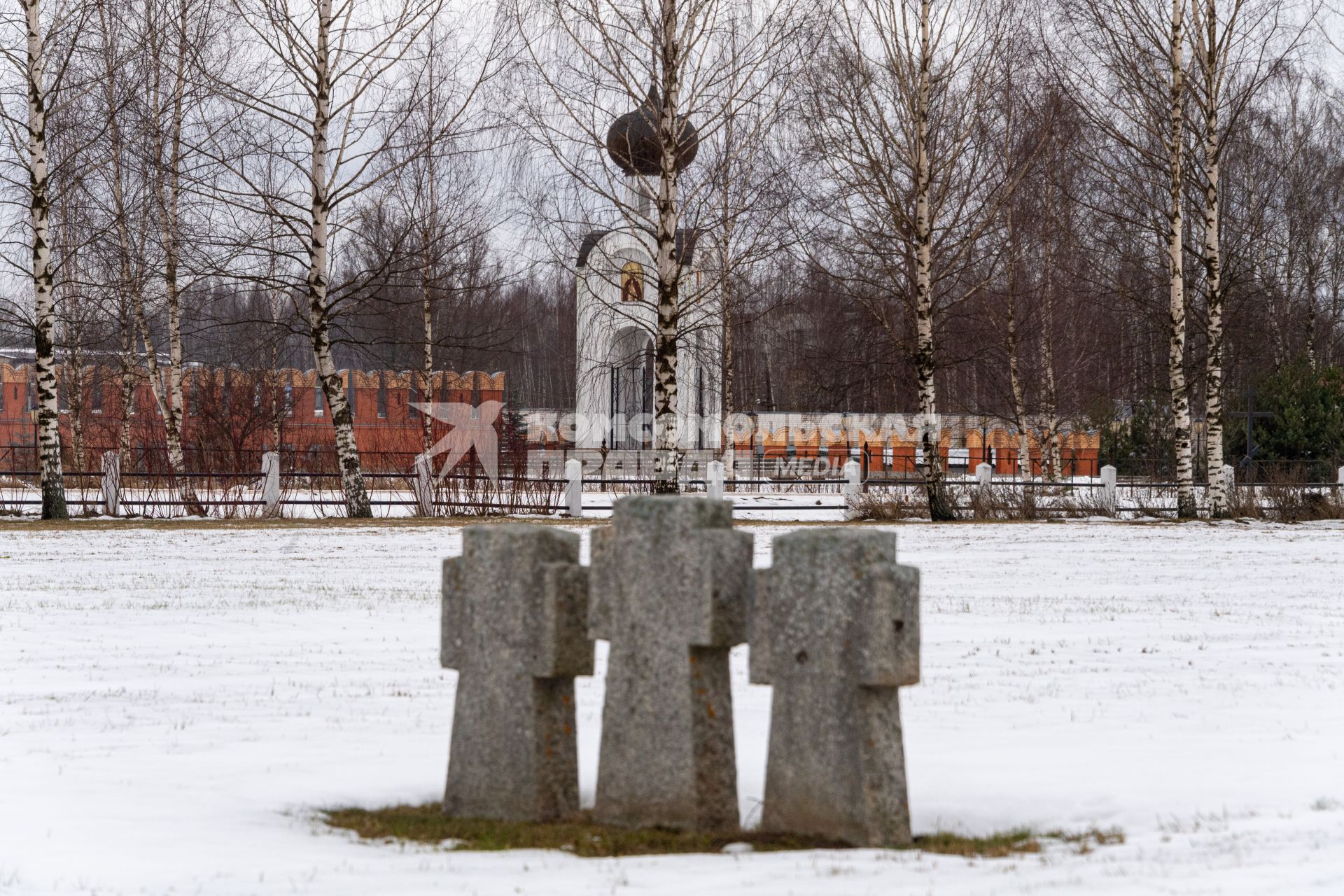 Ржев. Мемориальный комплекс `Парк мира`.