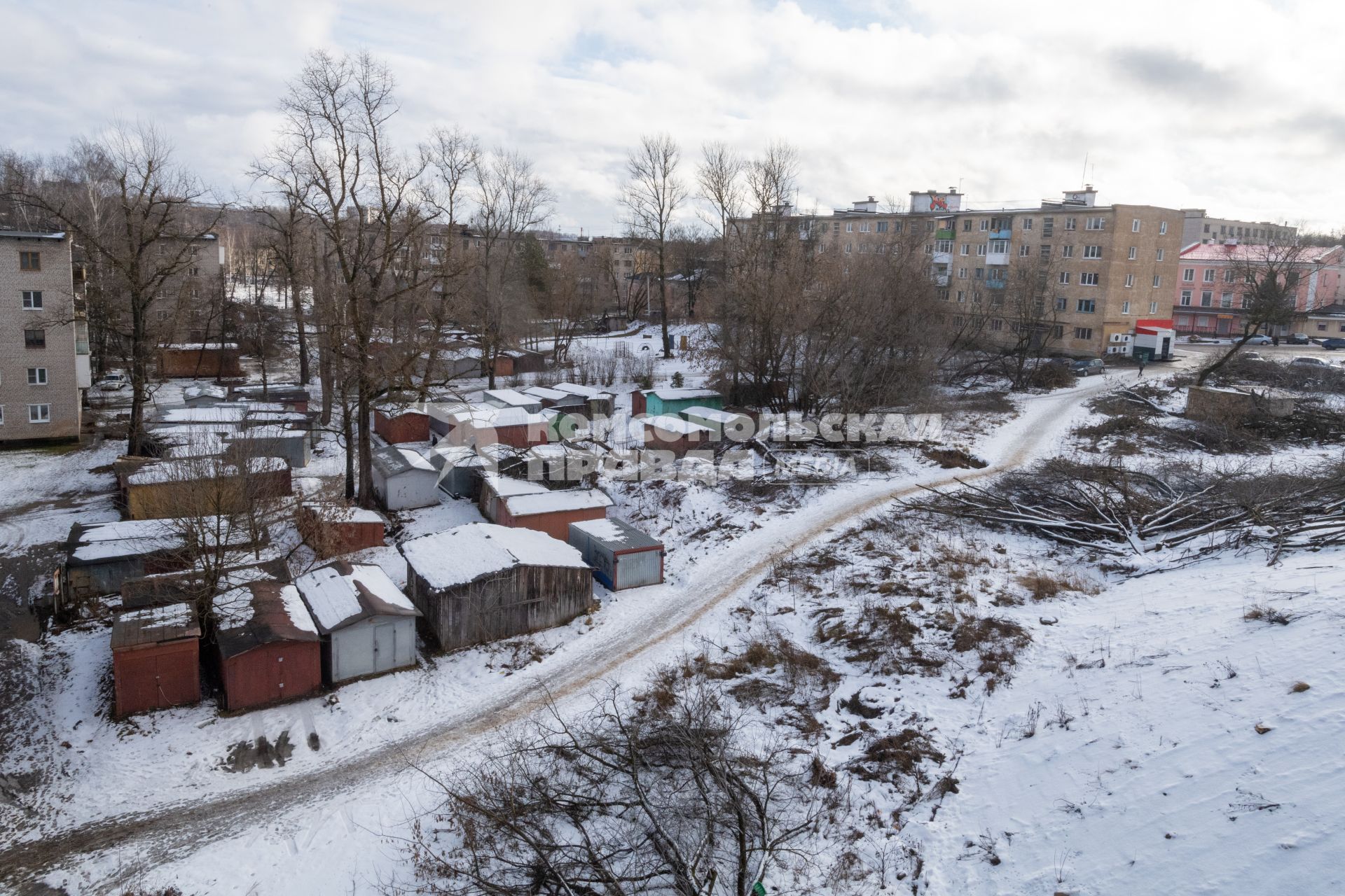 Ржев.  Вид на город.